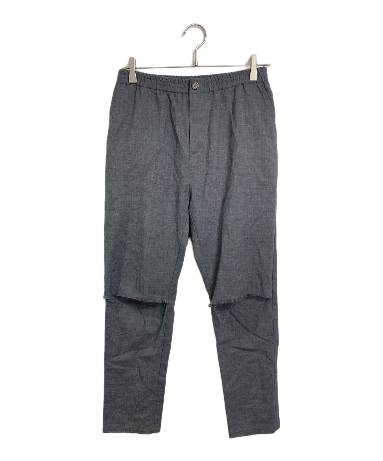 中古・古着通販】UNDERCOVER (アンダーカバー) 18SSヒザ破れウール