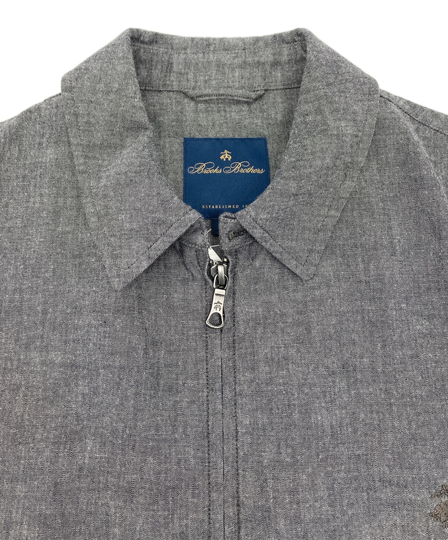 Brooks Brothers コットンジャケット Mサイズ 紺×コーデュロイ襟 中古 