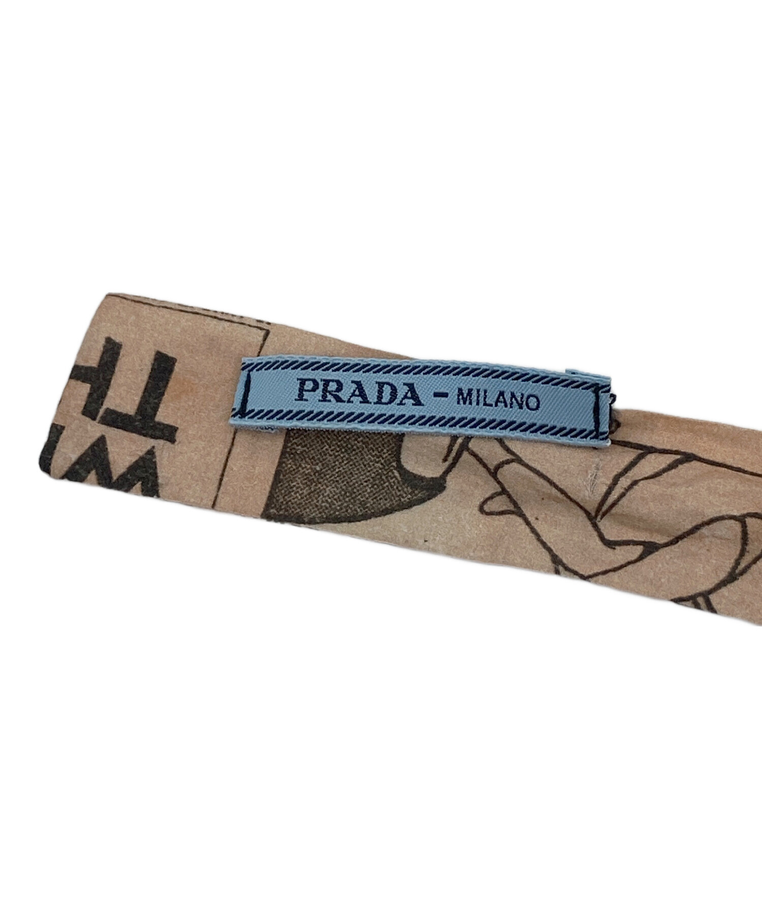 中古・古着通販】PRADA (プラダ) 18ss コミック柄ツイリースカーフ