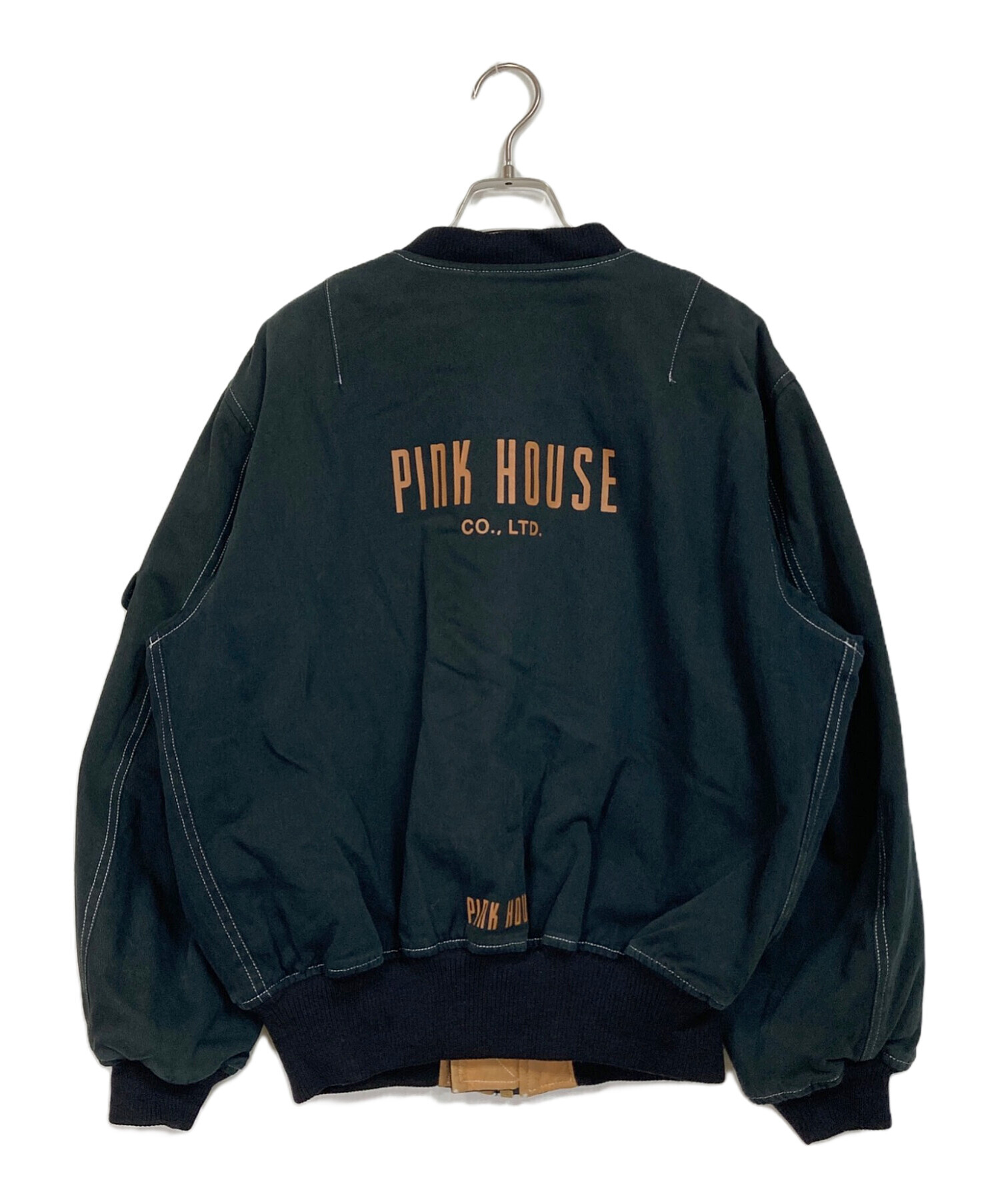 90s 極希少モデル PINK HOUSE VINTAGE 中綿 ジャケット 中古・古着通販】PINK HOUSE (ピンクハウス) 中綿ジャケット ブラック