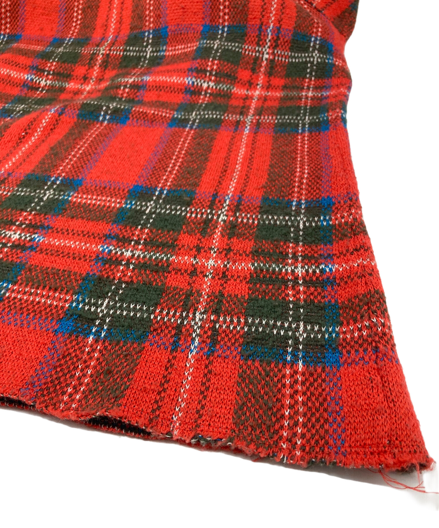 中古・古着通販】UNDERCOVER (アンダーカバー) チェックVネックニット