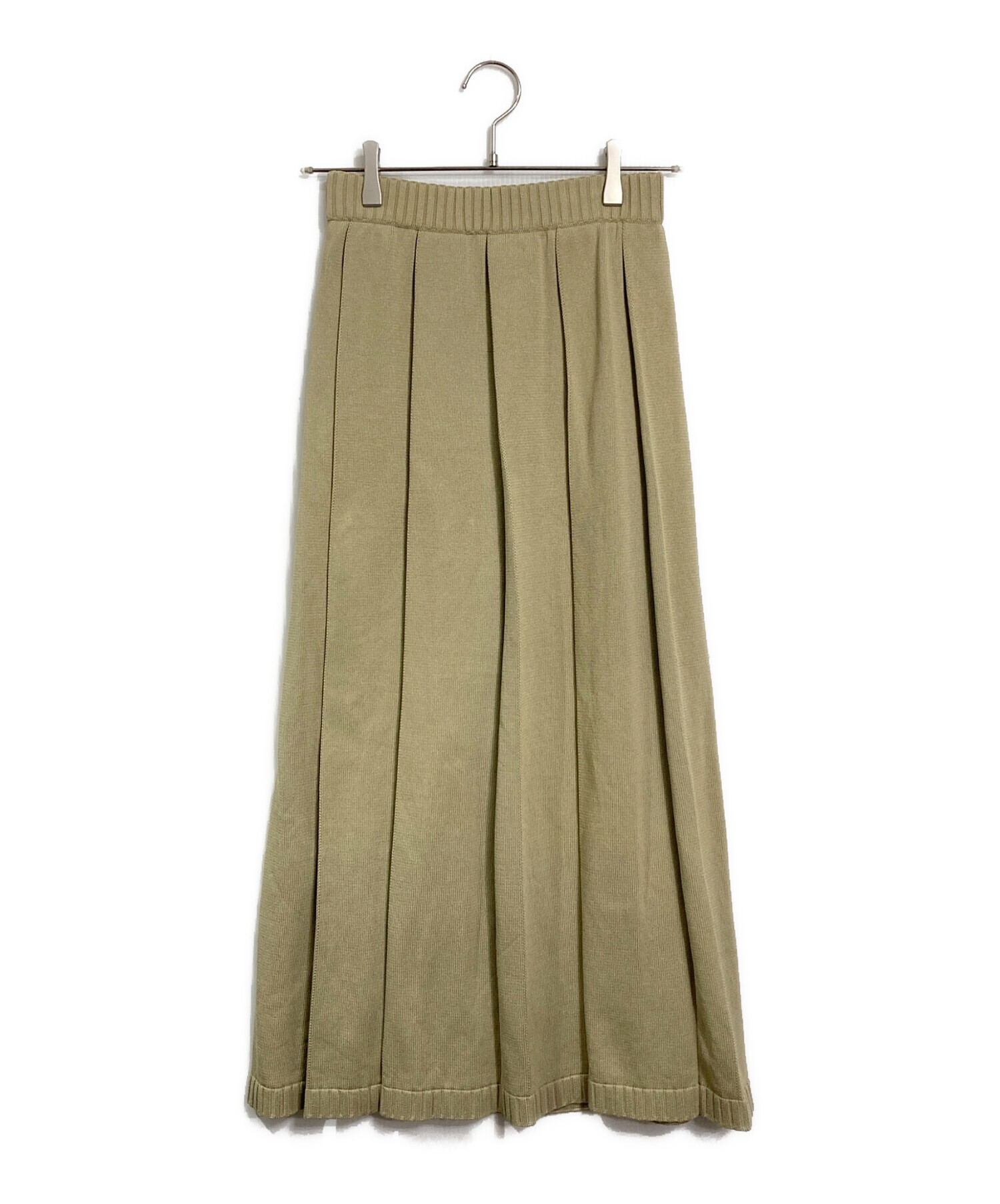 中古・古着通販】AURALEE (オーラリー) DRY COTTON KNIT PLEATED SKIRT