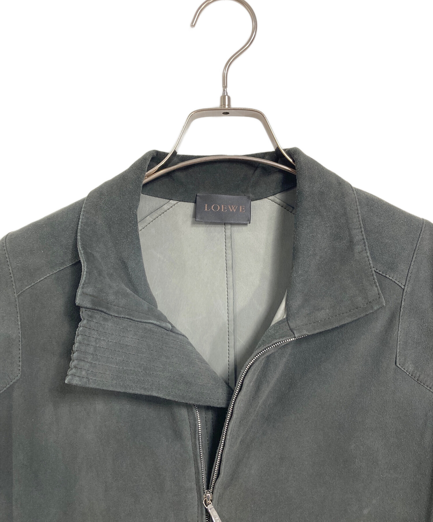 中古・古着通販】LOEWE (ロエベ) ディアスキンスウェードコート ロング