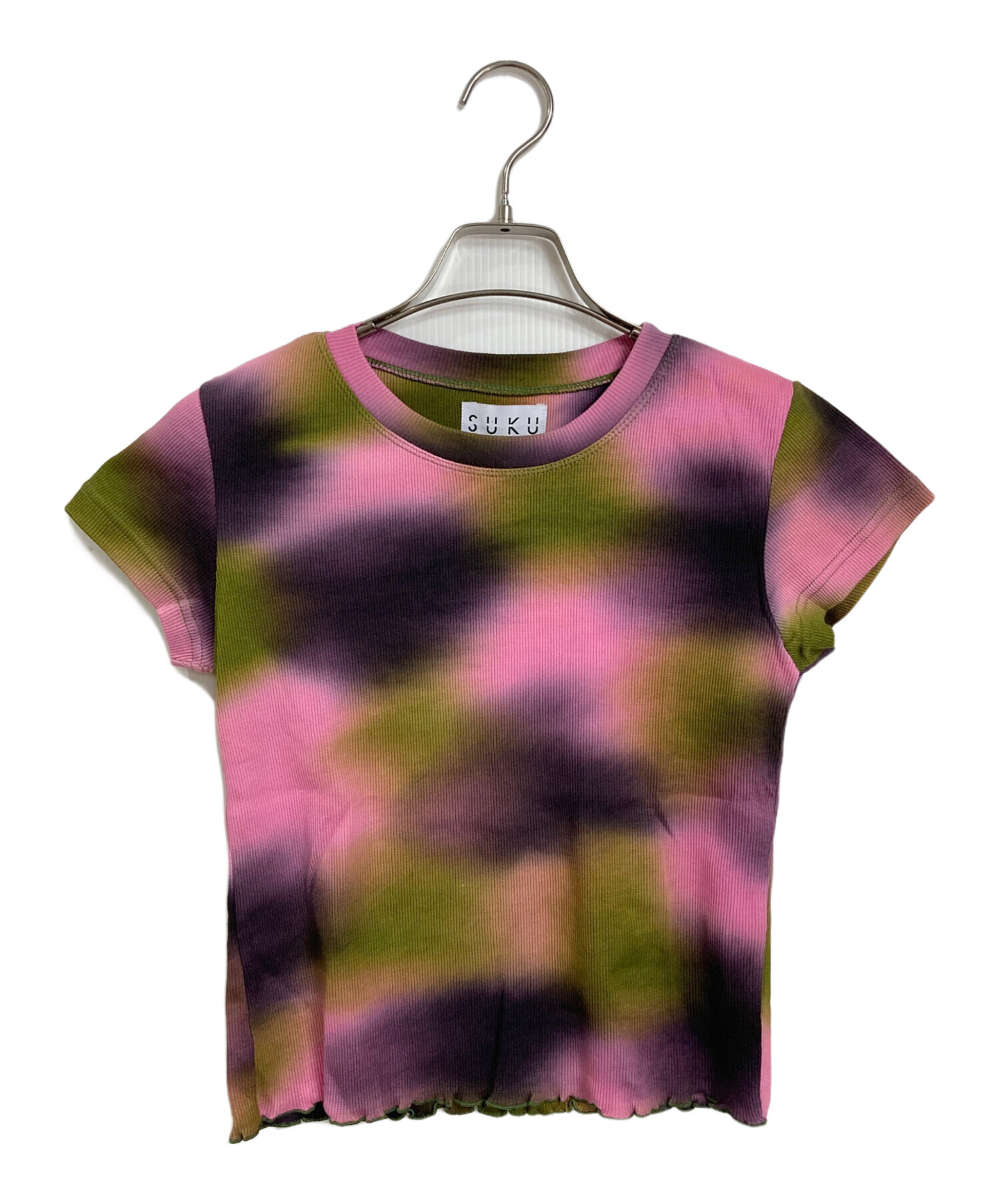 SUKU HOME スクホーム PESONA BABY TEE ペソナベビーティー デザイントップス 半袖カットソー Tシャツ Tee マルチカラー サイズ M 未使用品