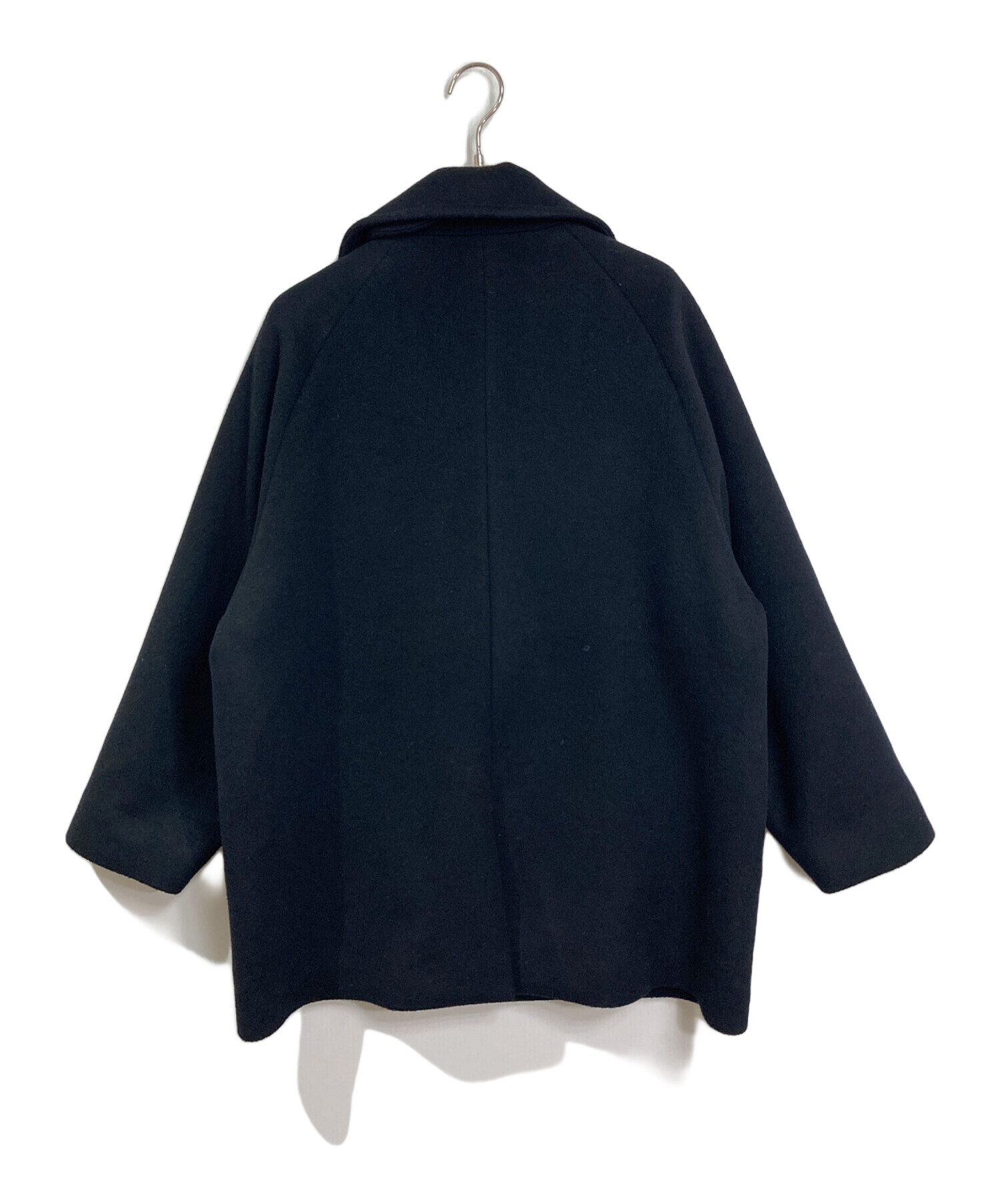中古・古着通販】TICCA (ティッカ) 25AW Pコート/ピーコート ブラック