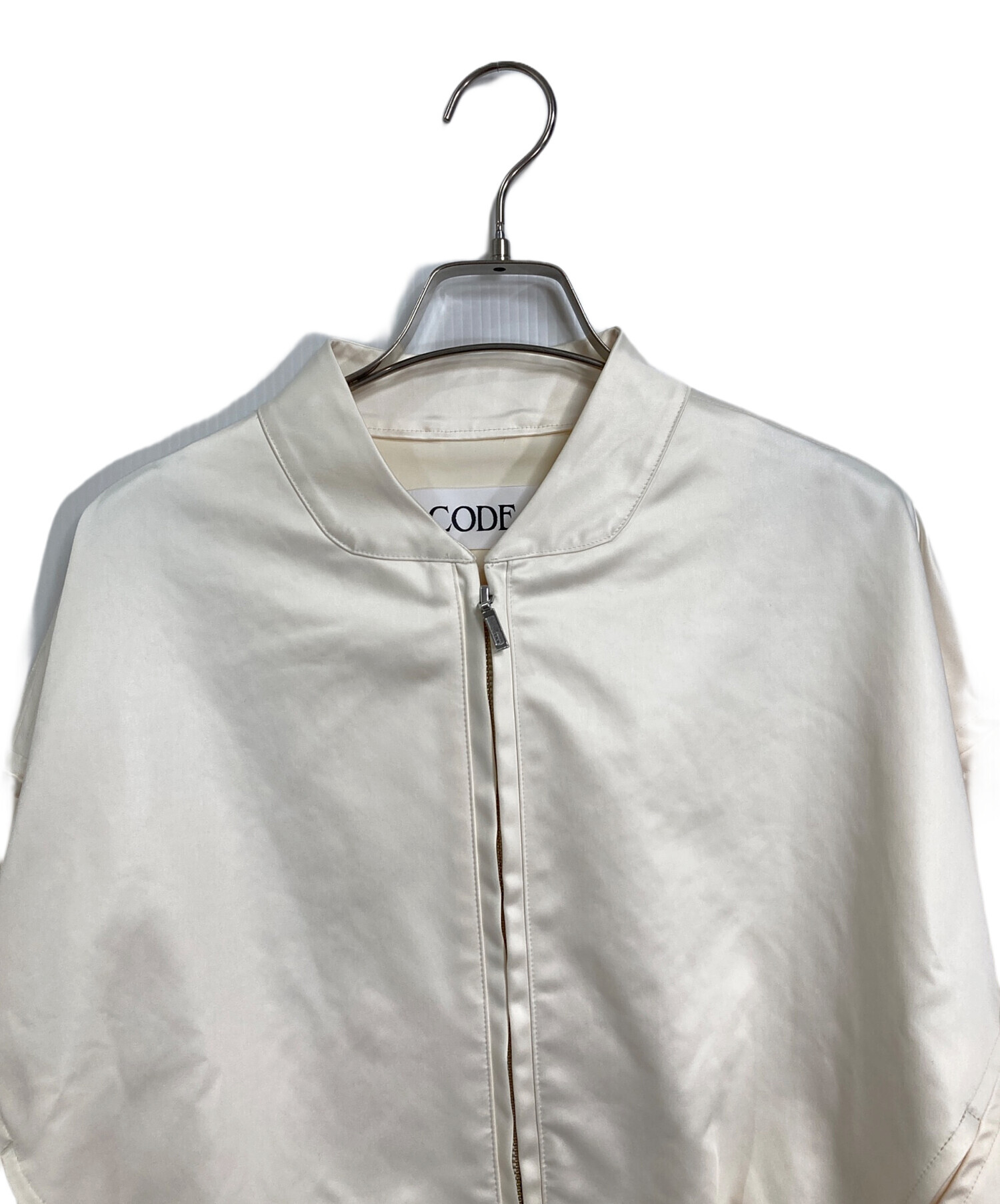 中古・古着通販】code a (コードエー) satin bomber jacket/サテン 
