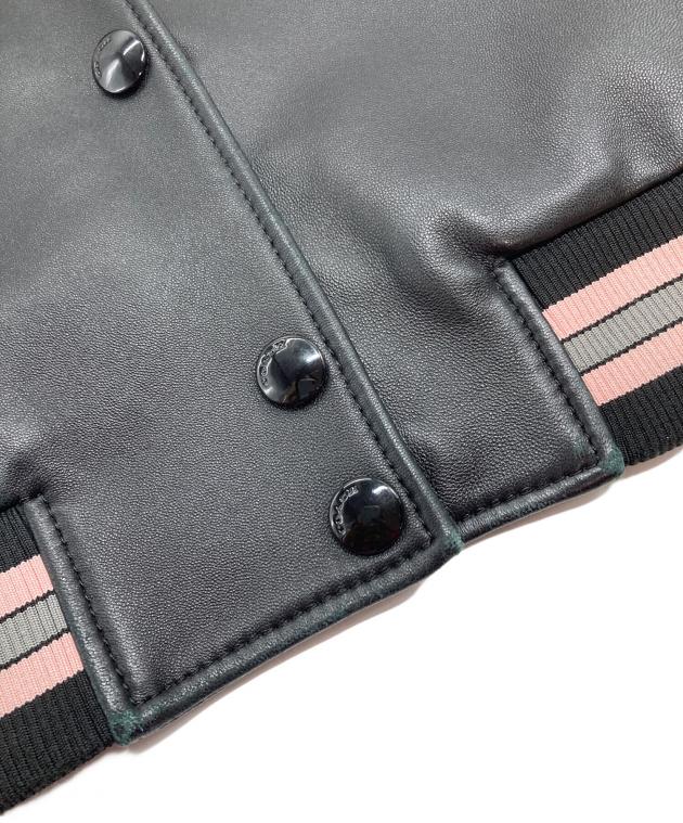中古・古着通販】COACH (コーチ) Leather Varsity Jacket レザーバー