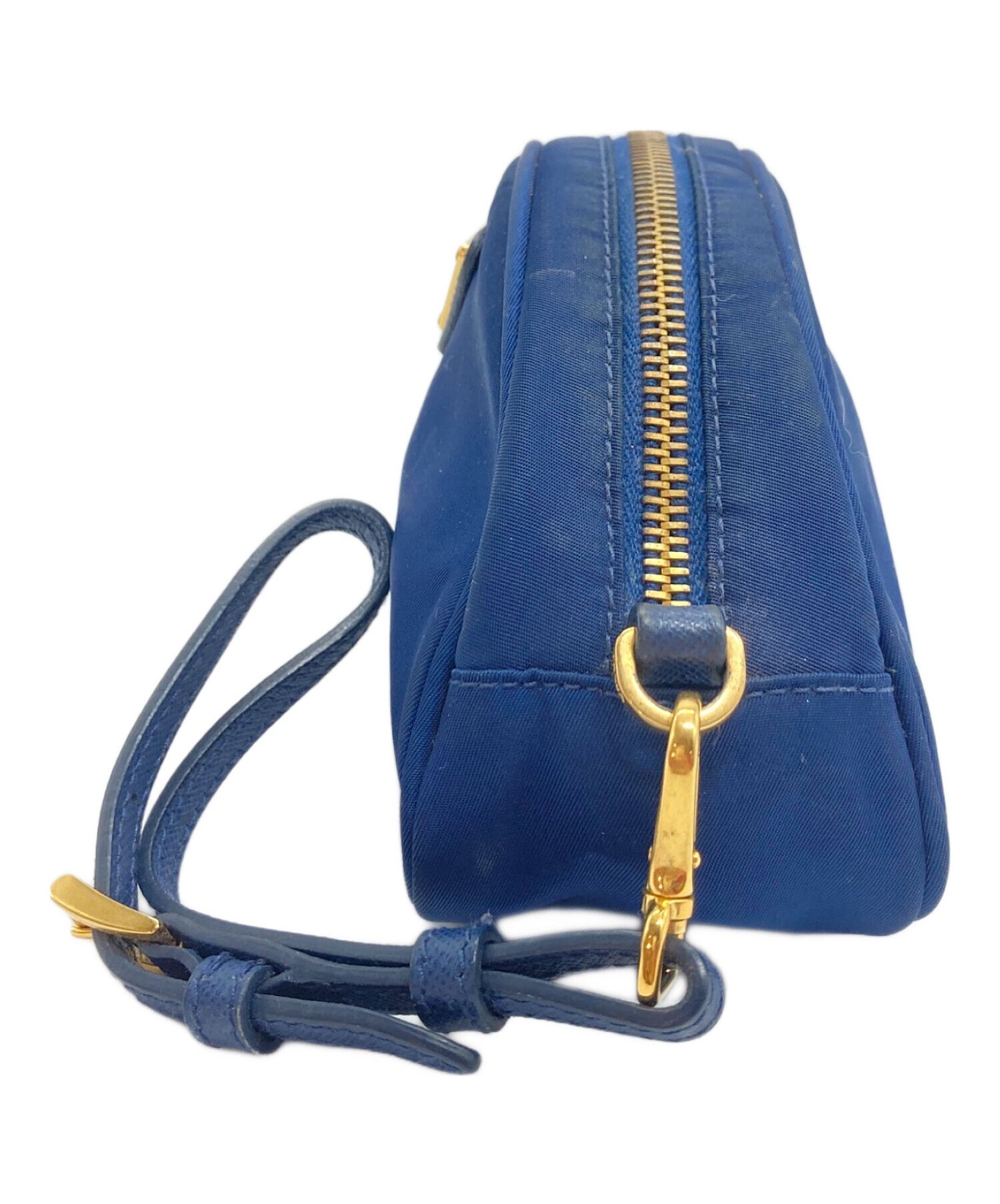プラダ　PRADA　ミニポーチ 中古・古着通販】PRADA (プラダ) ストラップ付ポーチ ミニポーチ 化粧
