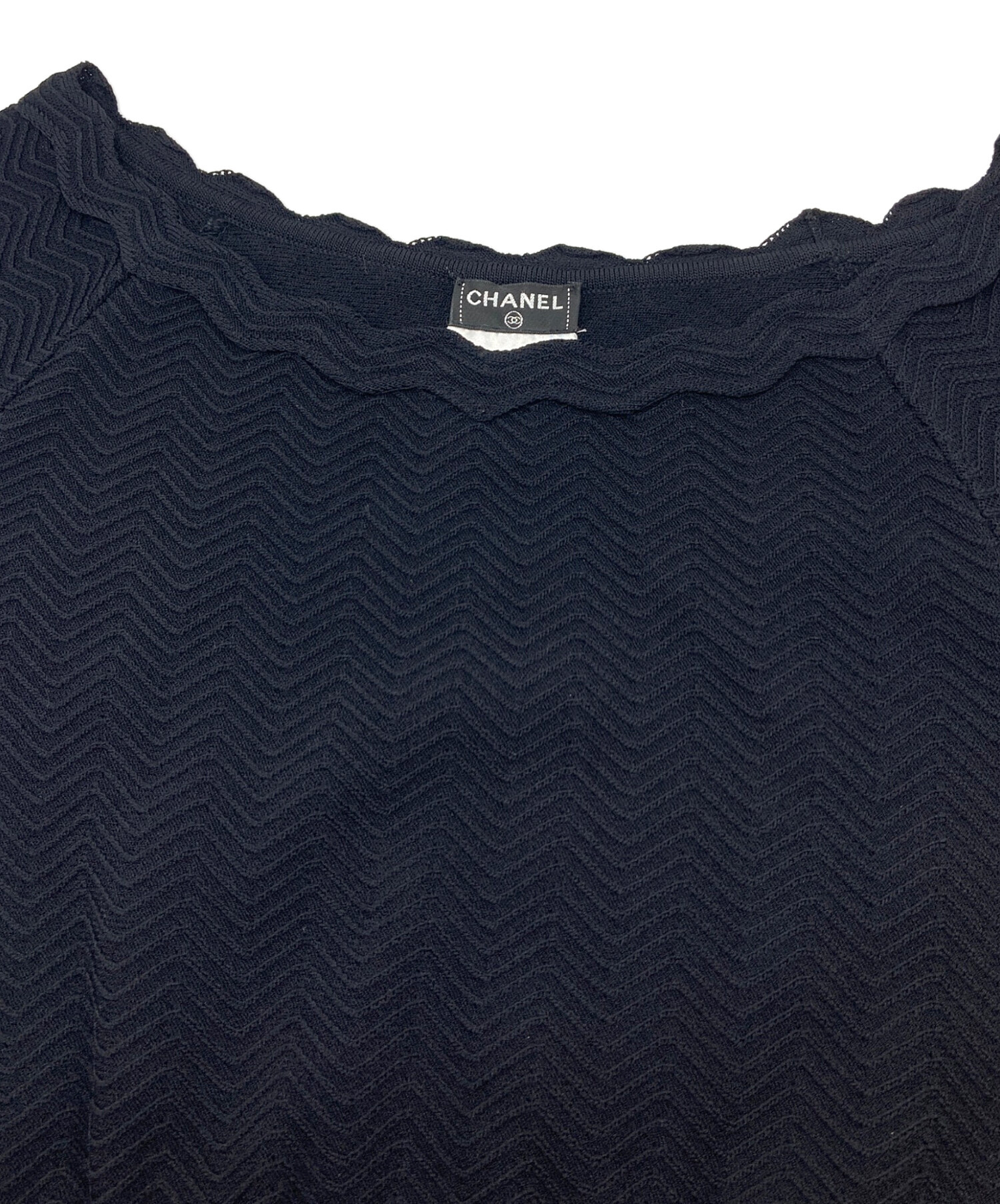 中古・古着通販】CHANEL (シャネル) ココマーク 半袖ワンピース ロング
