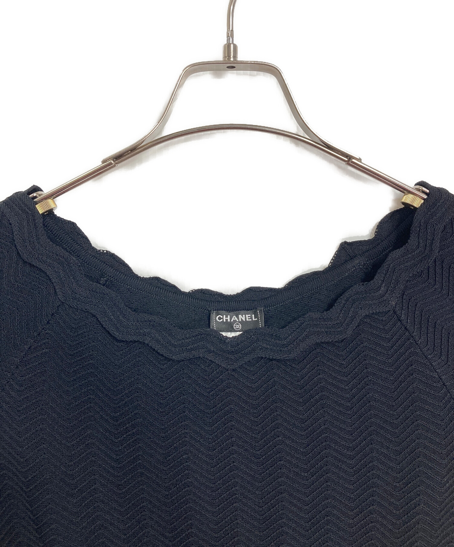 中古・古着通販】CHANEL (シャネル) ココマーク 半袖ワンピース ロング