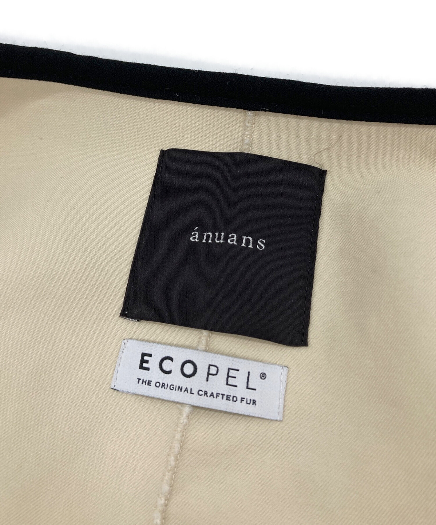 中古・古着通販】anuans (アニュアンス) ECOPELパイピングボア 