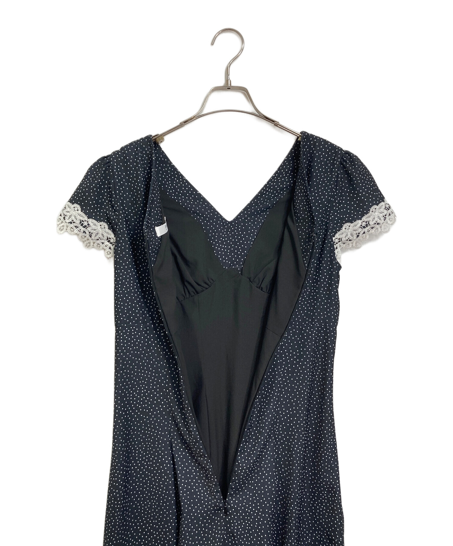 中古・古着通販】Her lip to (ハーリップトゥ) Polka-Dot Lace-Trim
