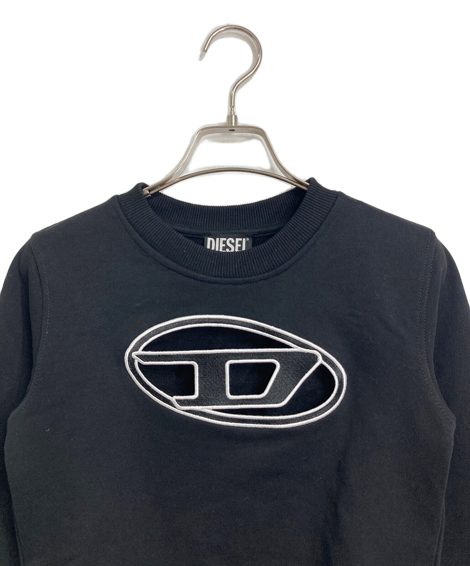 中古・古着通販】DIESEL (ディーゼル) ロゴスウェット ブラック サイズ 