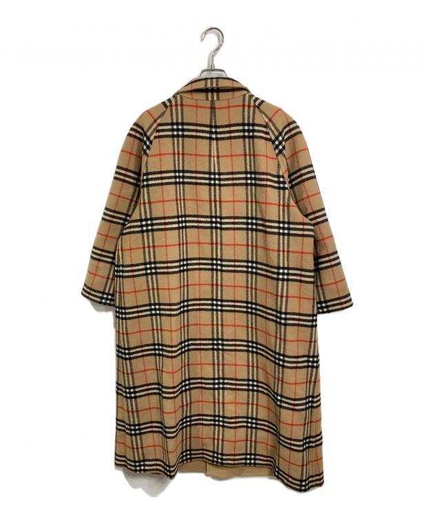 Burberrys ノバチェック ウールコート 茶色 7AB2 中古・古着通販】Burberry's (バーバリー) ノバチェックリバーシブル