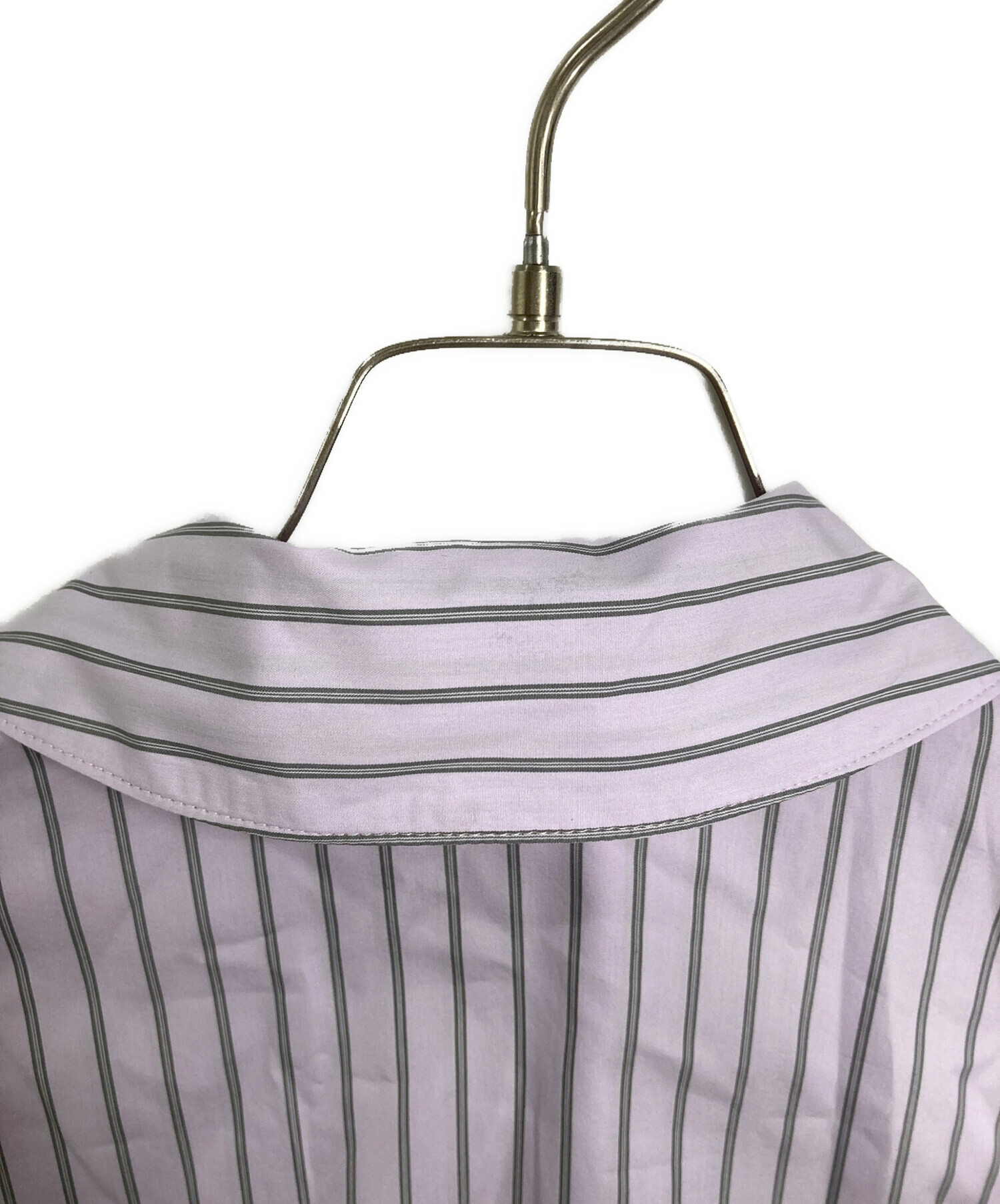 中古・古着通販】CODE A (コードエー) stripe shirt dress ストライプ