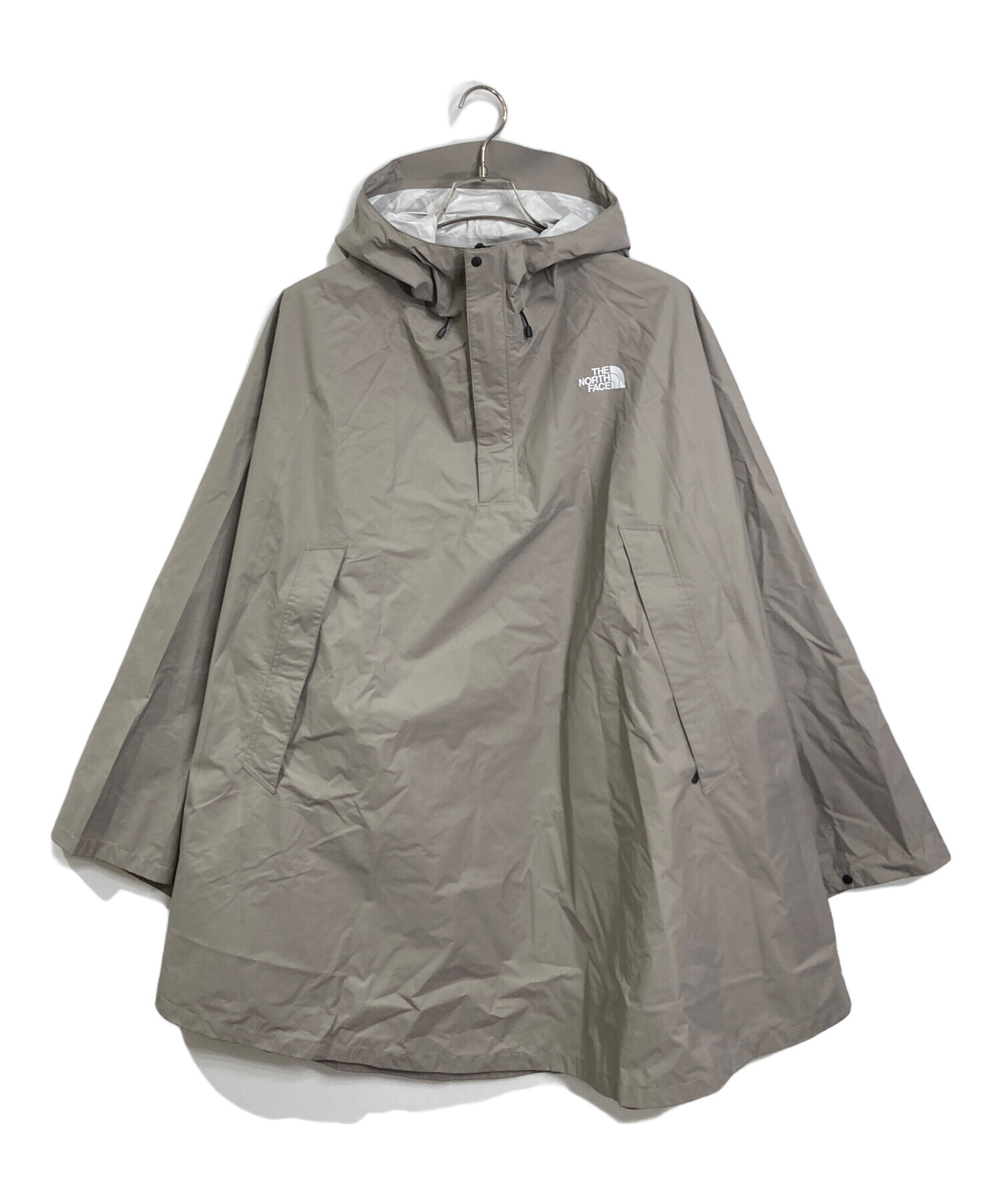 THE NORTH FACE レインポンチョM ベージュ