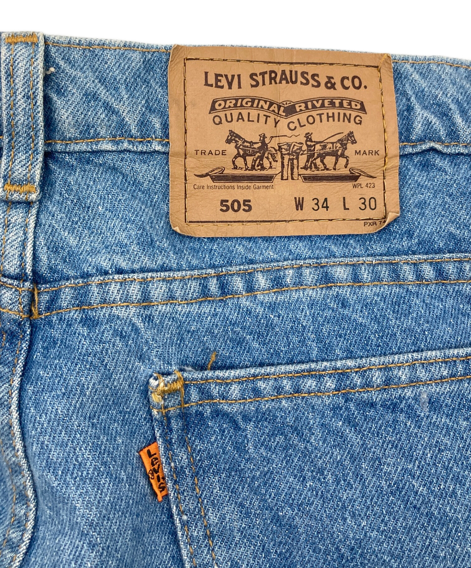 中古・古着通販】LEVI'S (リーバイス) 505デニムパンツ オレンジタブ
