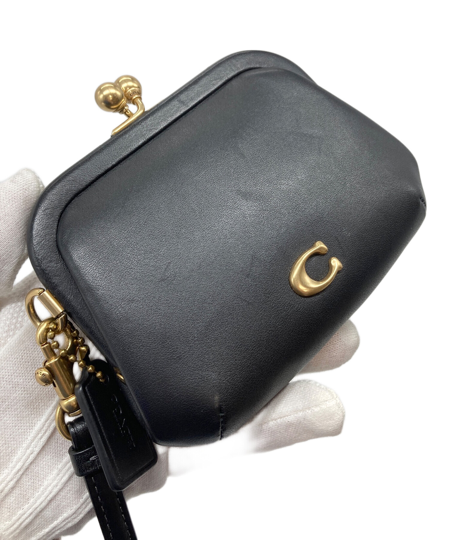 中古・古着通販】COACH (コーチ) キスロック コイン パース がまぐち