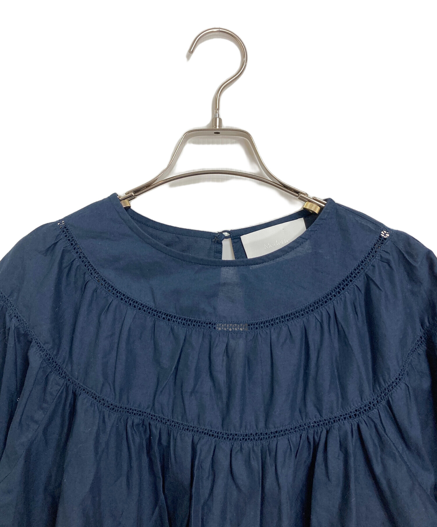 中古・古着通販】Merlette (マーレット) SOL BLOUSE コットンブラウス 