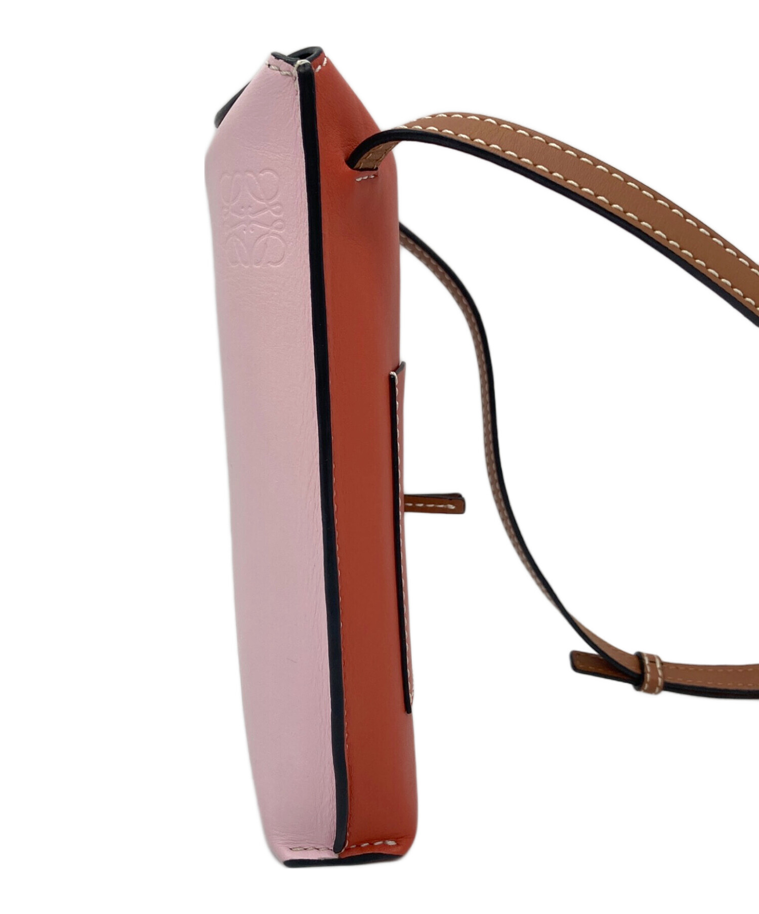 LOEWE ロエベ/リピートアナグラムショルダー/ピンク/SAランク/75【中古】 中古・古着通販】LOEWE (ロエベ) ショルダーバッグ ミニショルダー