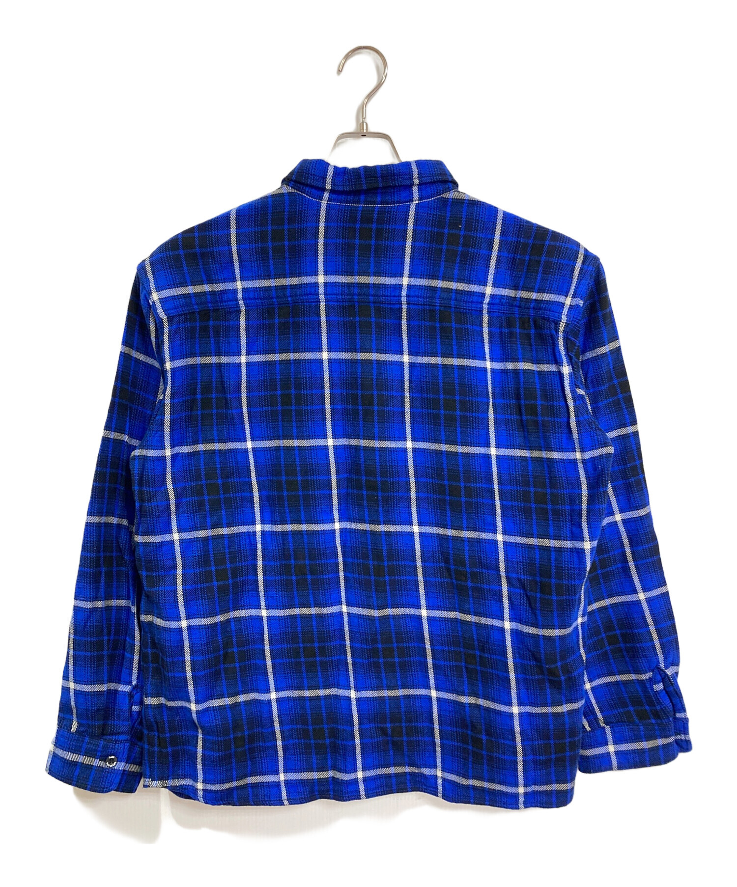 中古・古着通販】RATS (ラッツ) 24AW COTTON FLANNEL BLUE CHECK SHIRT