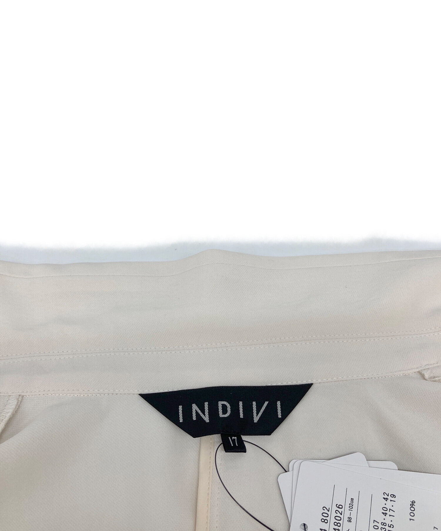 中古・古着通販】INDIVI (インディヴィ) テーラードカラージャケット 