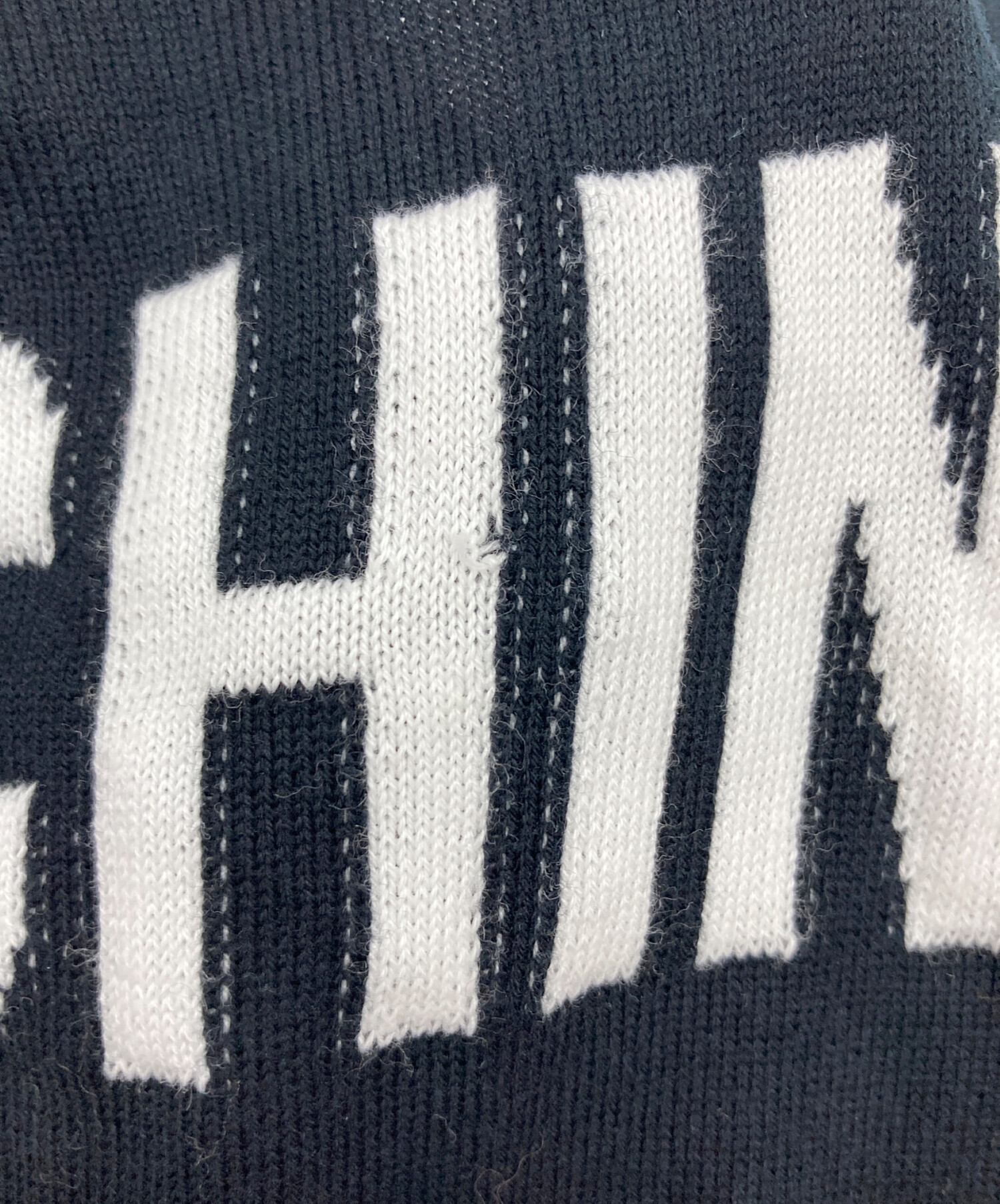 中古・古着通販】MOSCHINO (モスキーノ) ミニ丈ニットワンピース