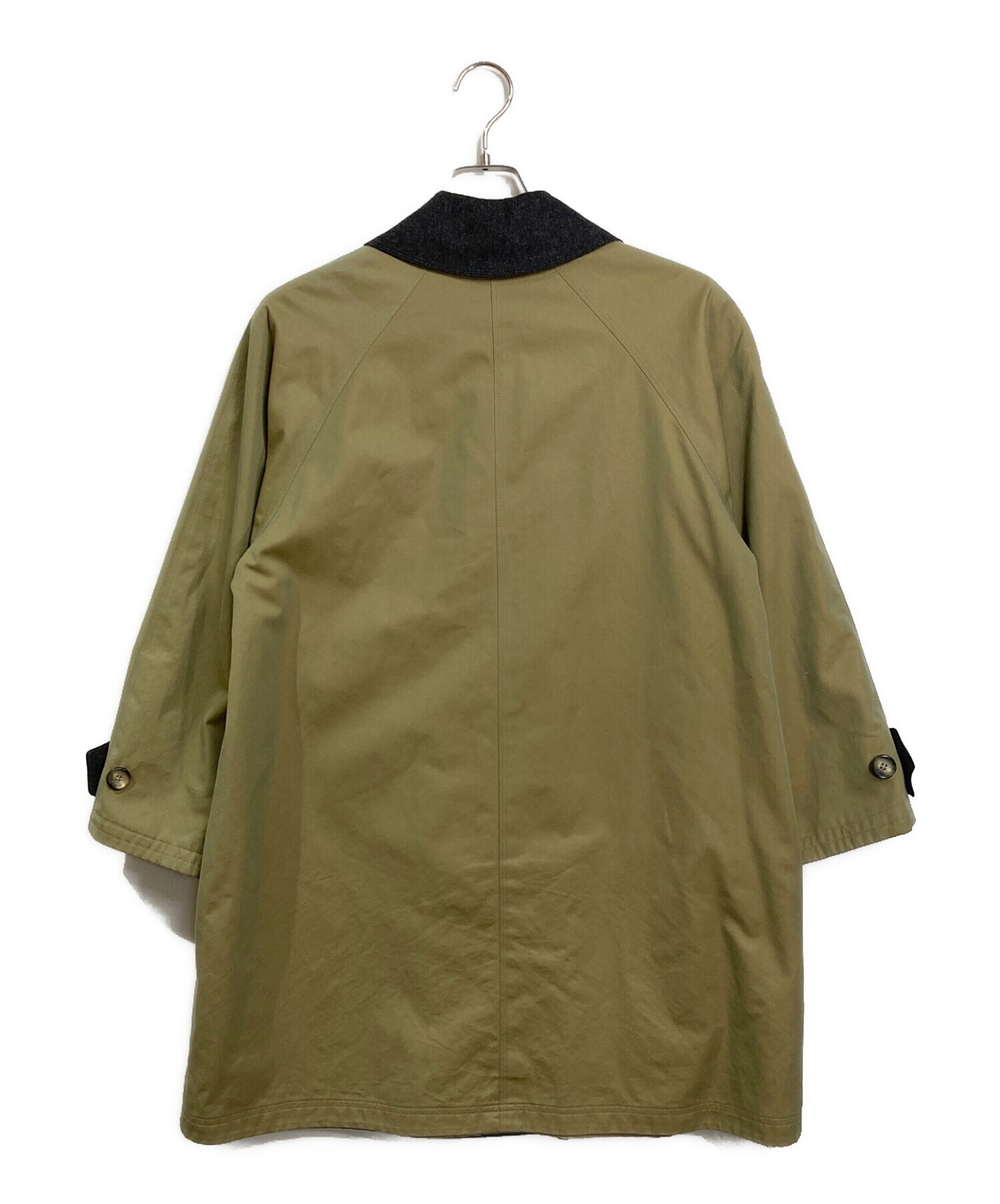GUCCI グッチ トムフォード期 シェリーライン ステンカラーコート 48 中古・古着通販】GUCCI (グッチ) カシミヤ混 リバーシブルステンカラー