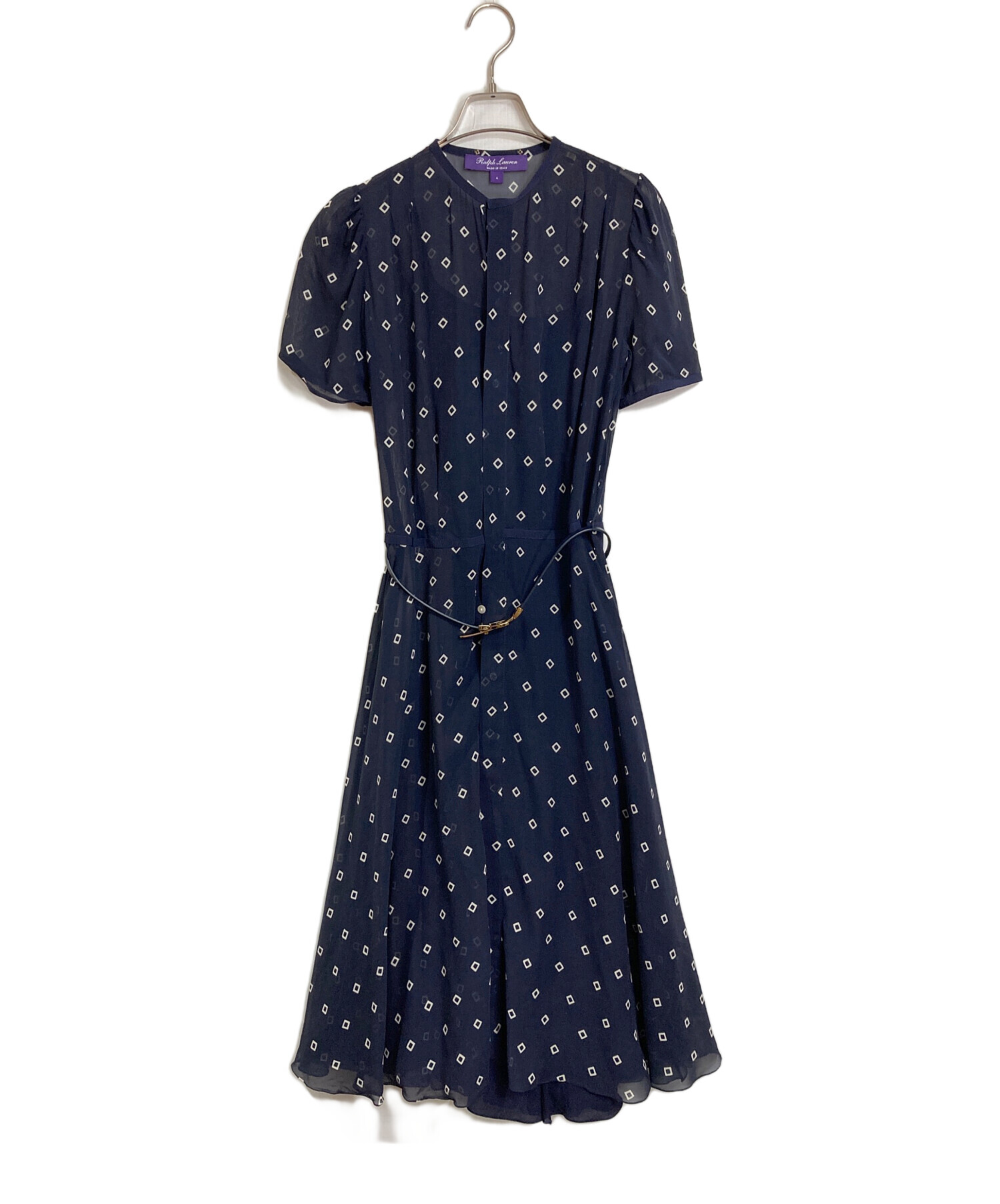 Ralph Lauren パープルレーベル　ポルカドットワンピース 中古・古着通販】RALPH LAUREN Purple Label (ラルフ ローレン
