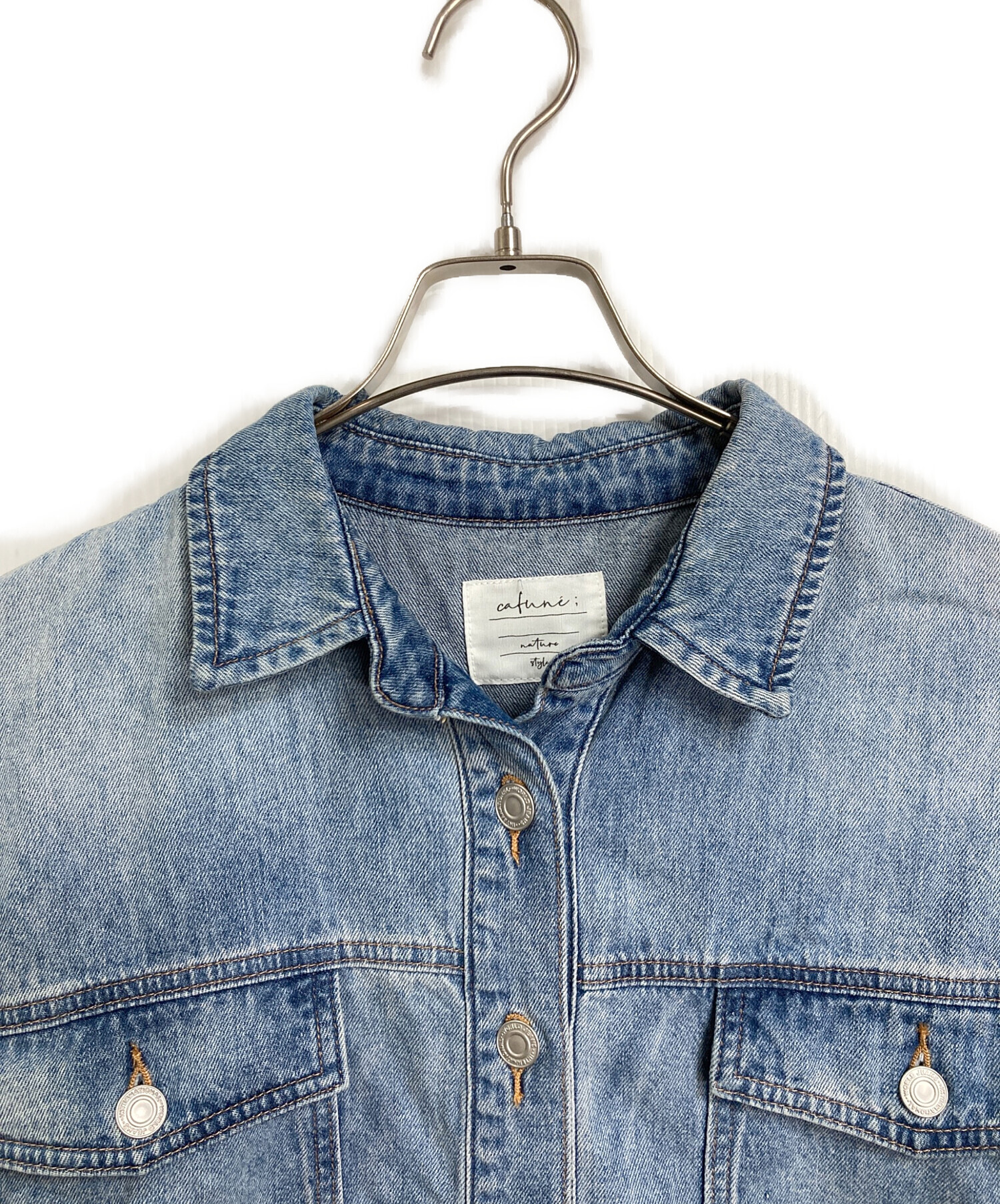 中古・古着通販】CAFUNE (カフネ) デニム オーバーシャツ ジャケット