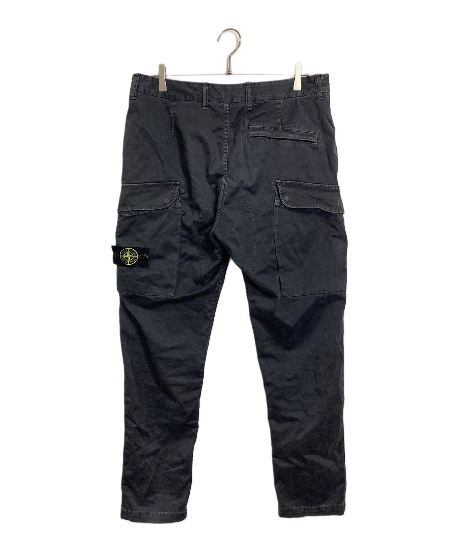 ston  カーゴパンツ ワッペン 黒 W31 TYPE RE-T 中古・古着通販】STONE ISLAND (ストーンアイランド) 22AW ワッペン