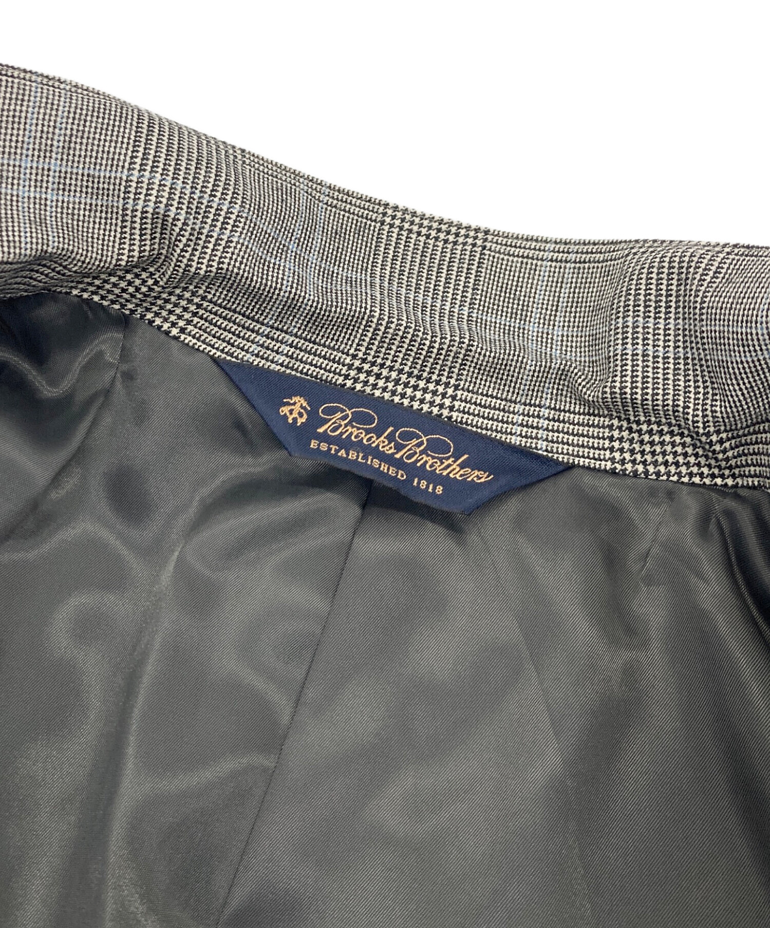 BrooksBrothers RedFleeceジャケットチェックボルドーグレー 中古・古着通販】BROOKS BROTHERS (ブルックスブラザーズ) ウール