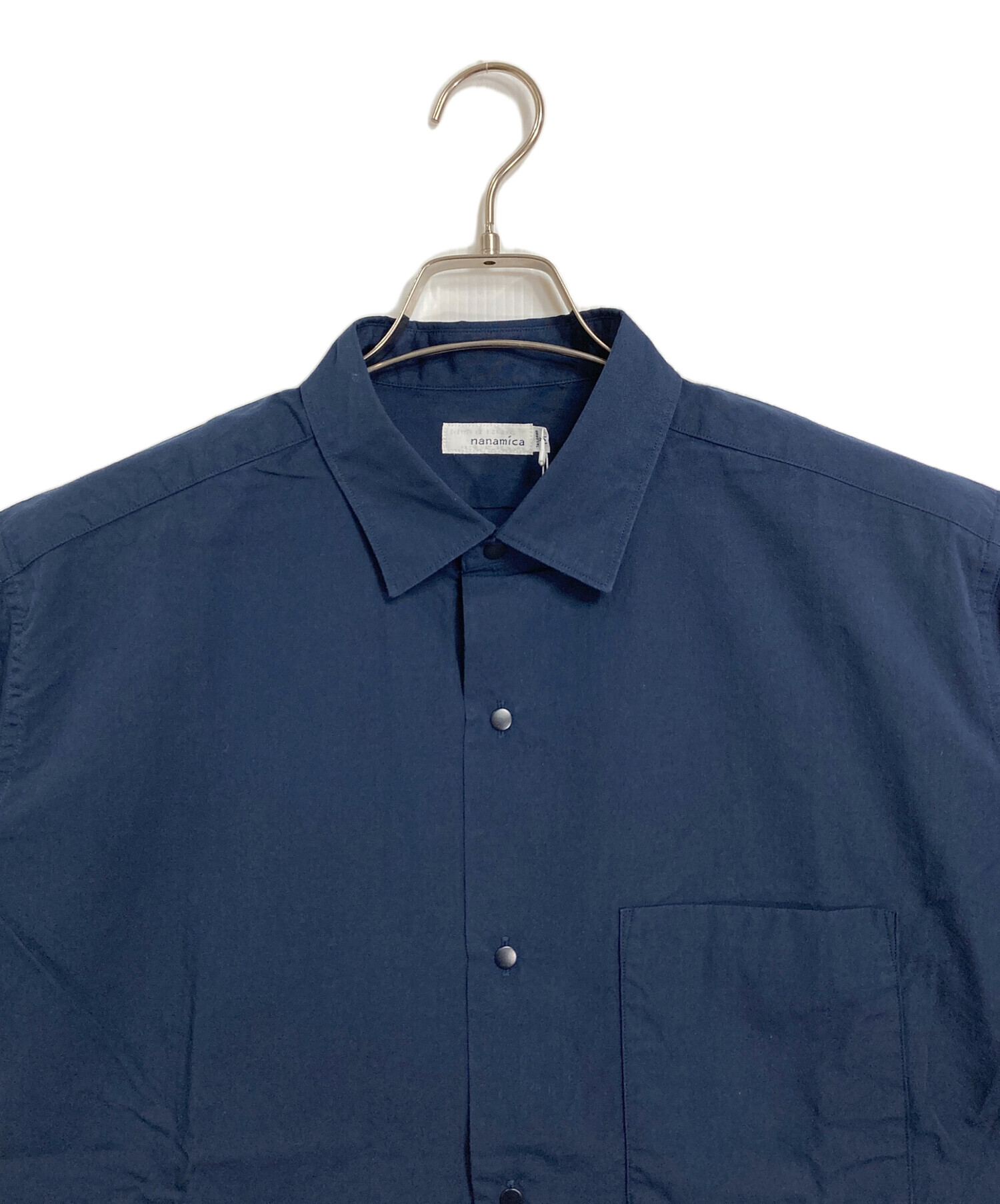 中古・古着通販】nanamica (ナナミカ) Regular Collar Wind H/S Shirt