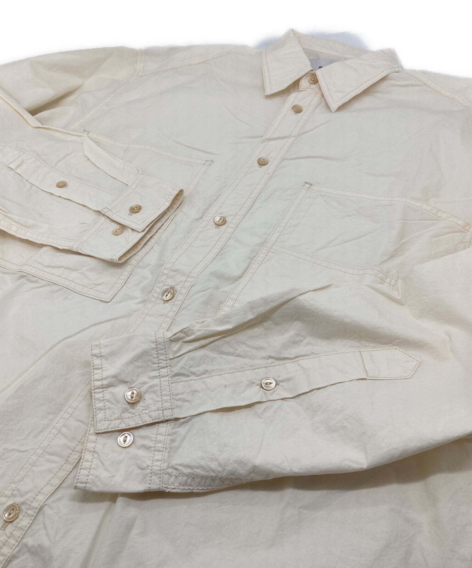 中古・古着通販】MARKA (マーカ) UTILITY SHIRT WIDE ORGANIC COTTON 