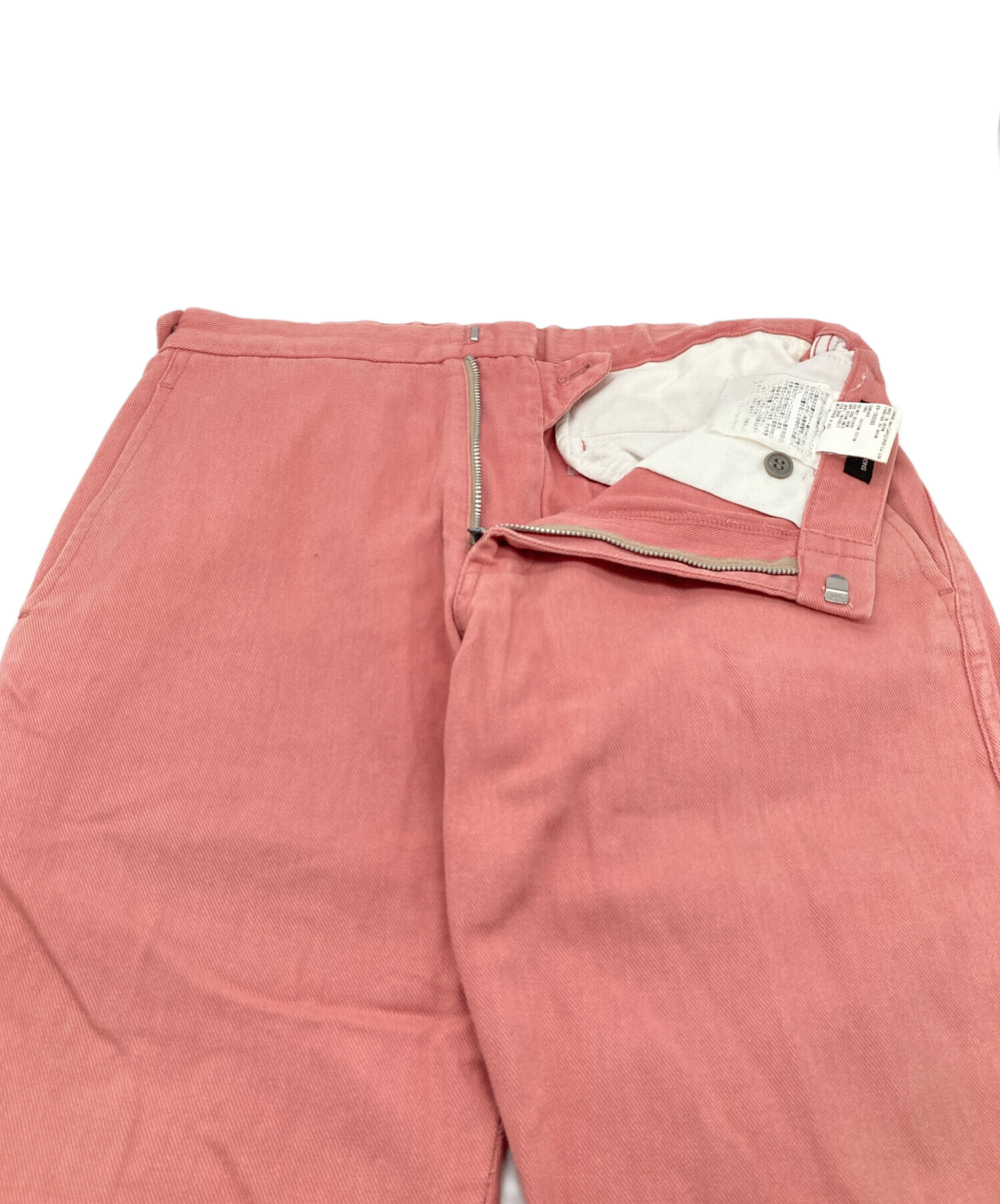 COMME des GARCONS HOMME ピンクステッチコットンパンツ 中古・古着通販】COMME des GARCONS HOMME PLUS (コムデギャルソンオム