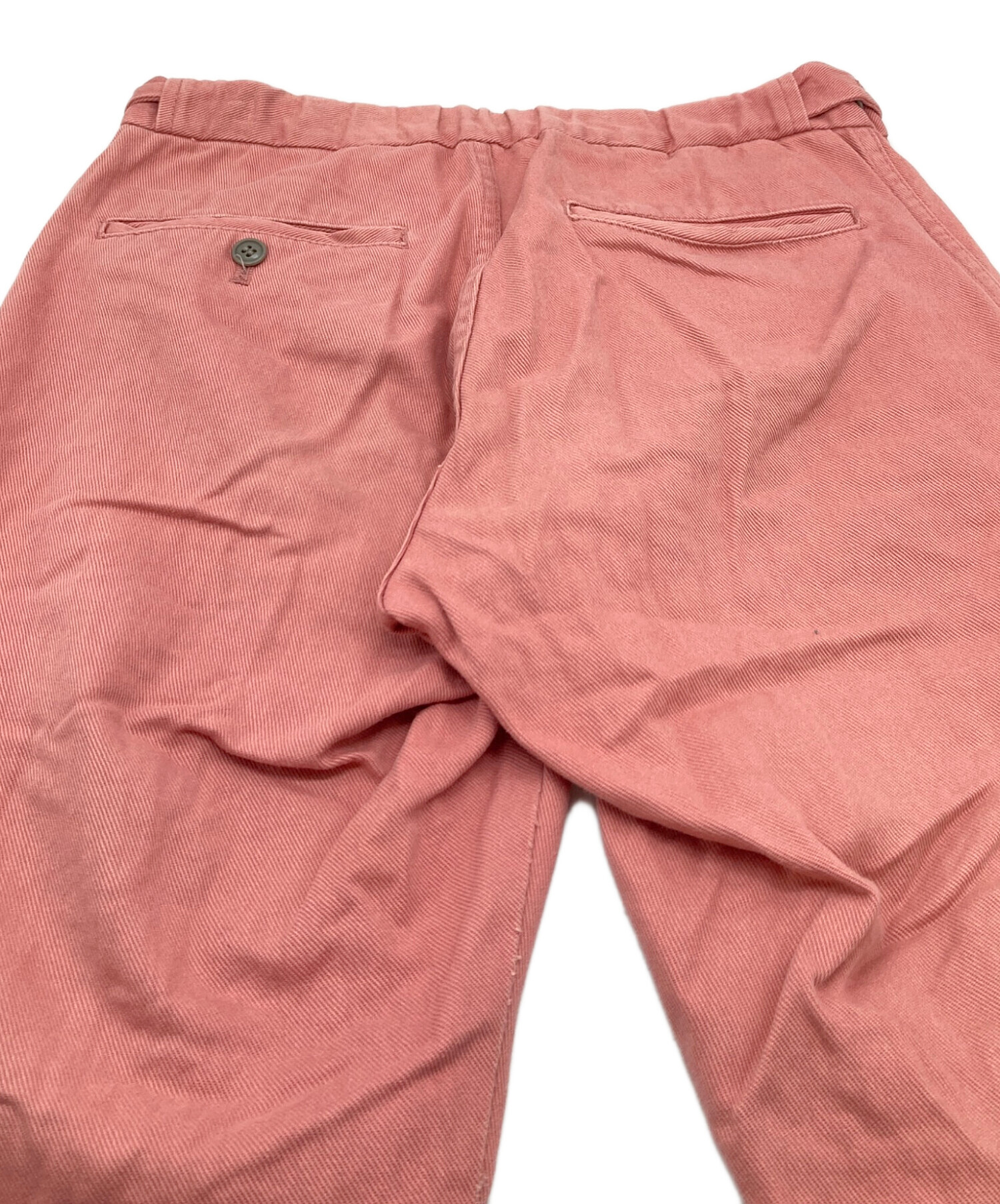 COMME des GARCONS HOMME ピンクステッチコットンパンツ 中古・古着通販】COMME des GARCONS HOMME PLUS (コムデギャルソンオム