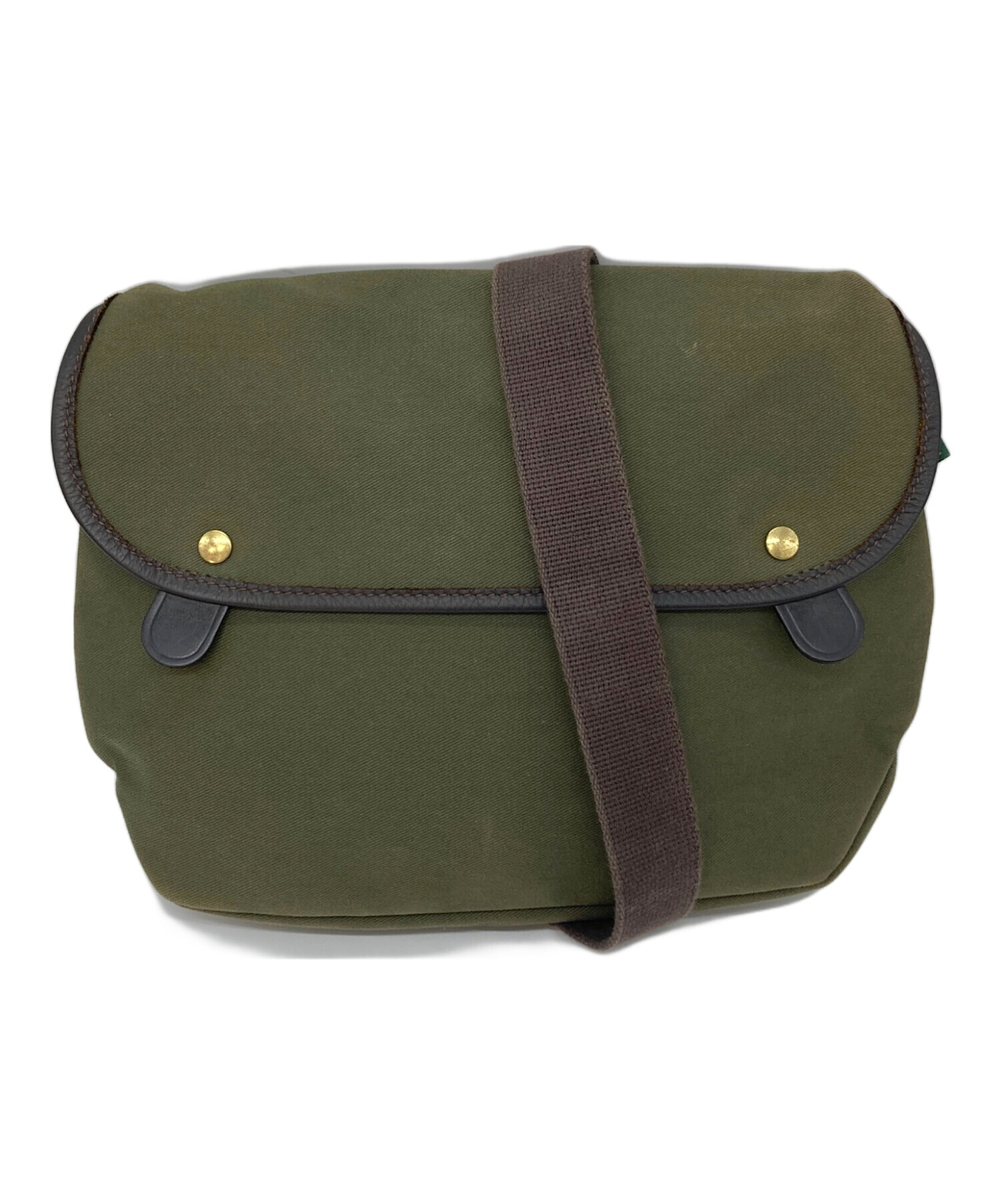 Brady(ブレディ) ショルダーバッグ美品 - カーキ×ブラウン キャンバス 