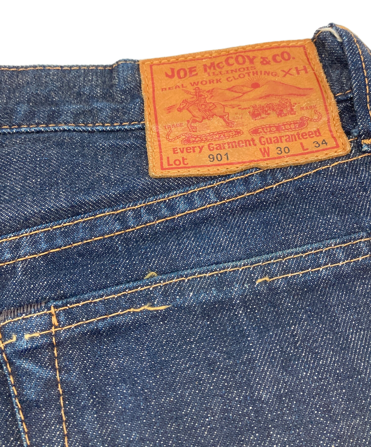 JOE McCOY&CO.901デニムW32L34 中古・古着通販】Joe McCOY (ジョーマッコイ) 901 セルビッチデニム