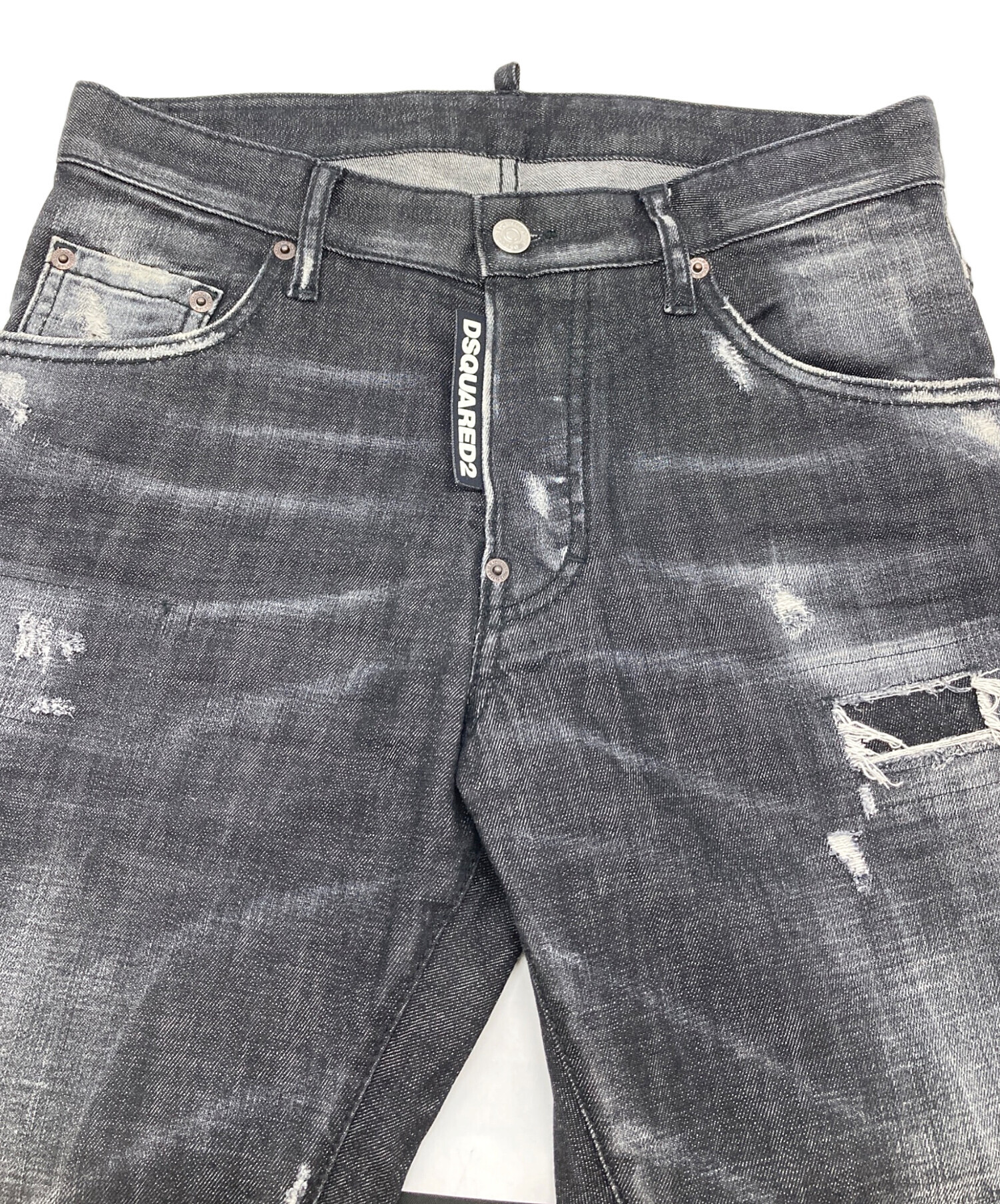 中古・古着通販】DSQUARED2 (ディースクエアード) ダメージ加工デニム