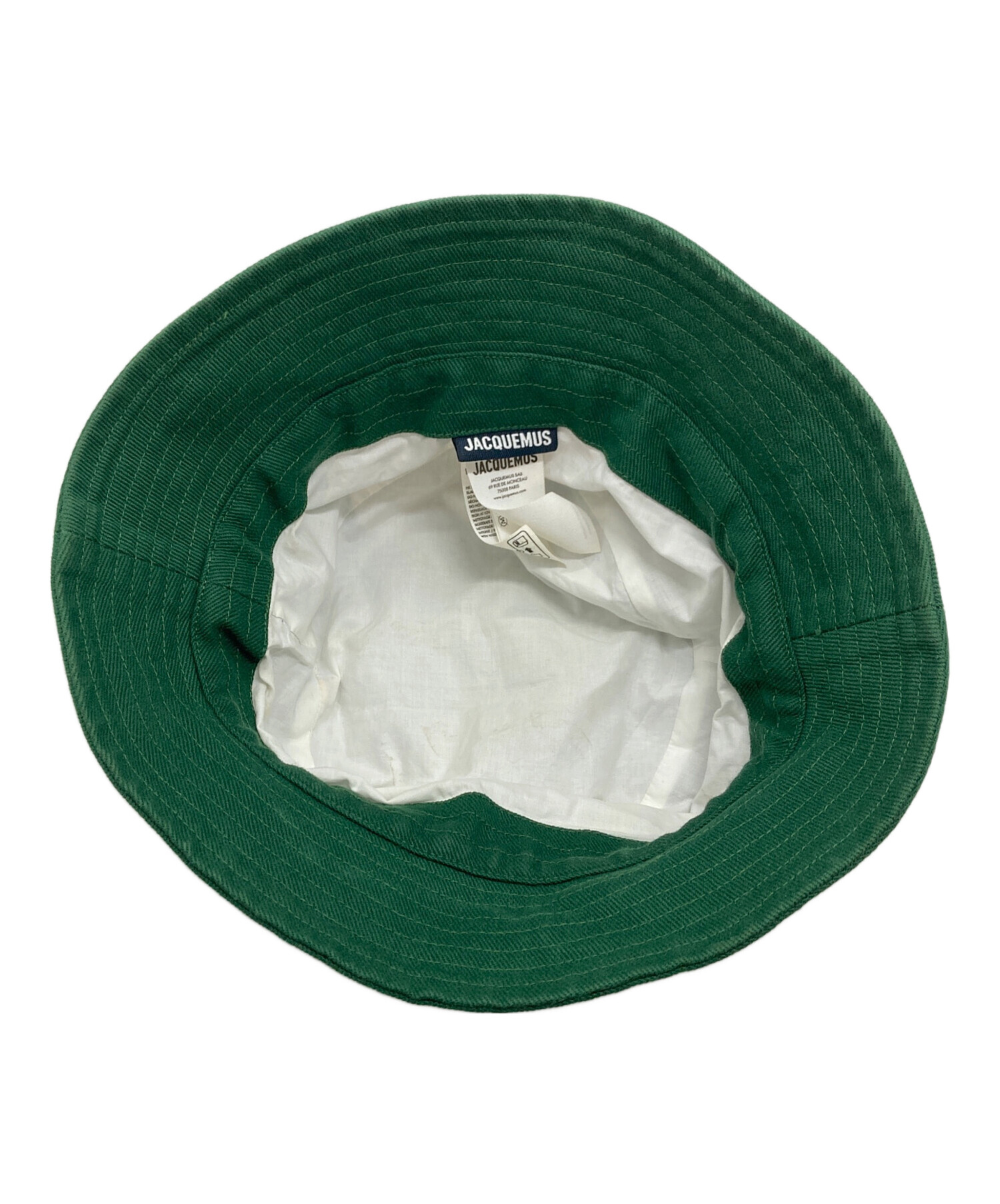 JACQUEMUS オリーブグリーン バケットハット 中古・古着通販】JACQUEMUS (ジャックムス) バケットハット 帽子