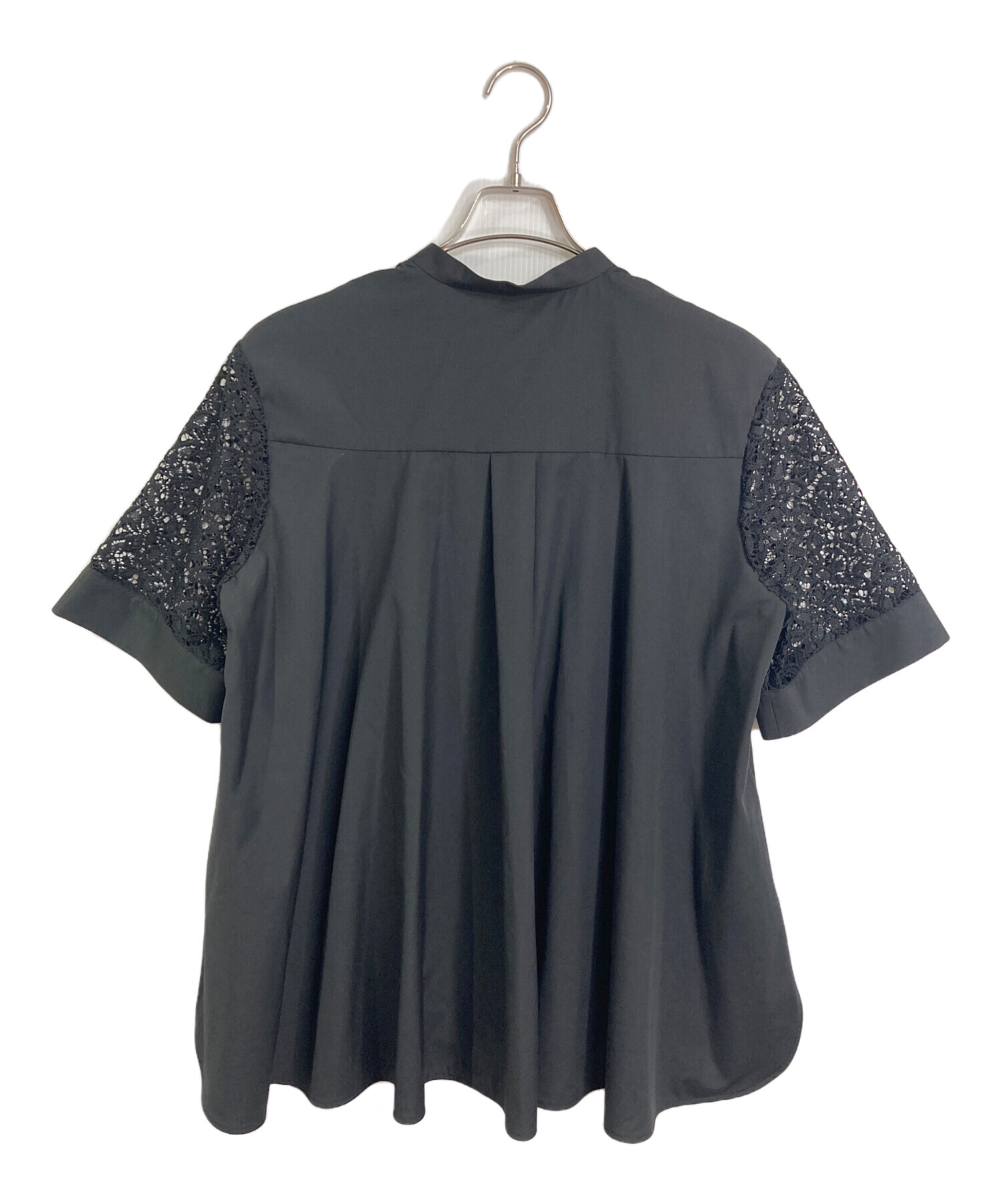 theory luxe(セオリーリュクス) 半袖シャツブラウス サイズ38 M レディース美品  - 黒 Theory luxe - theory luxe(セオリーリュクス) 半袖シャツブラウス