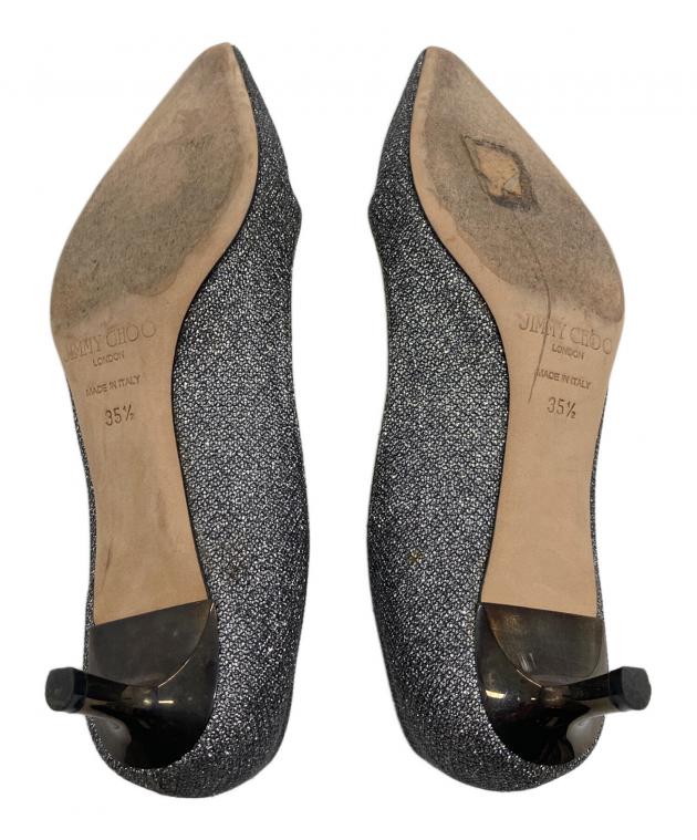 中古・古着通販】JIMMY CHOO (ジミーチュウ) ラメパンプス ローヒール