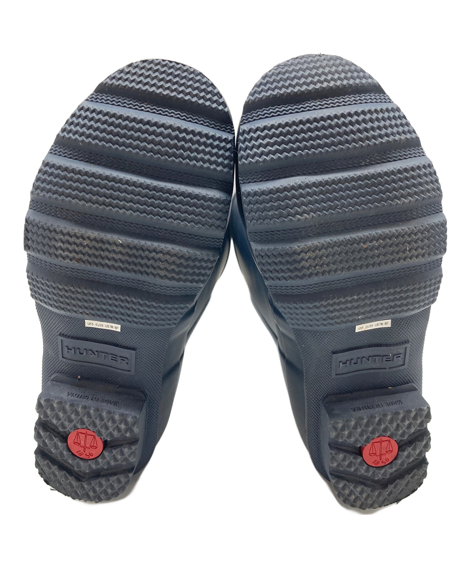 HUNTER レインブーツ 長靴 UK6 約25cmネイビー ラメ HUNTER レインブーツ 長靴 UK6 約25cmネイビー ラメ HUNTER レイン