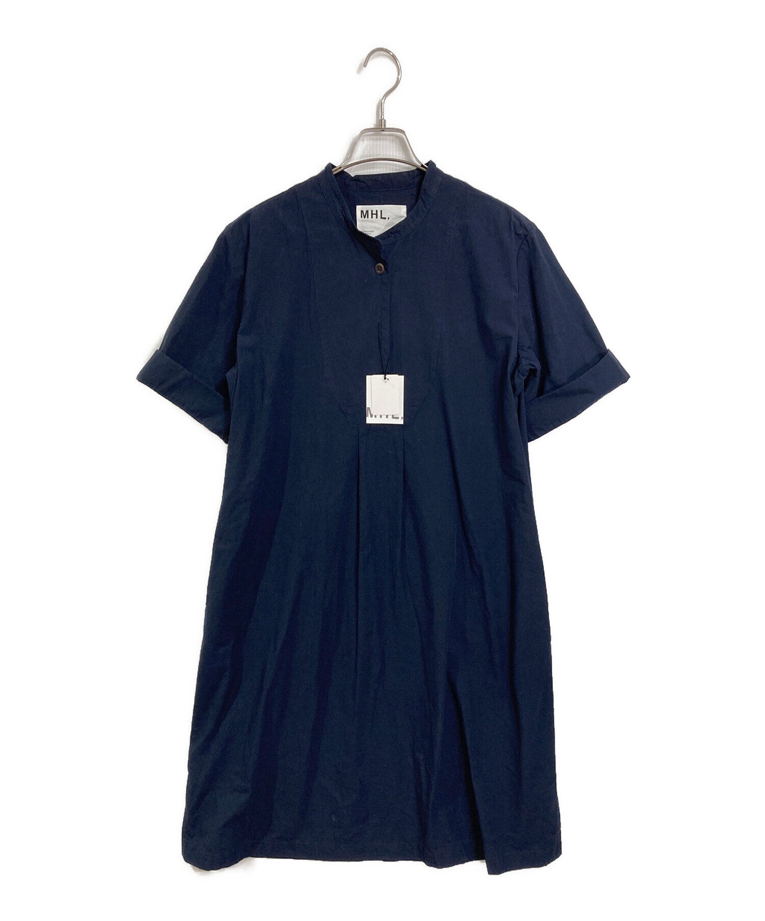 中古・古着通販】MHL (エムエイチエル) 半袖ワンピース コットン 