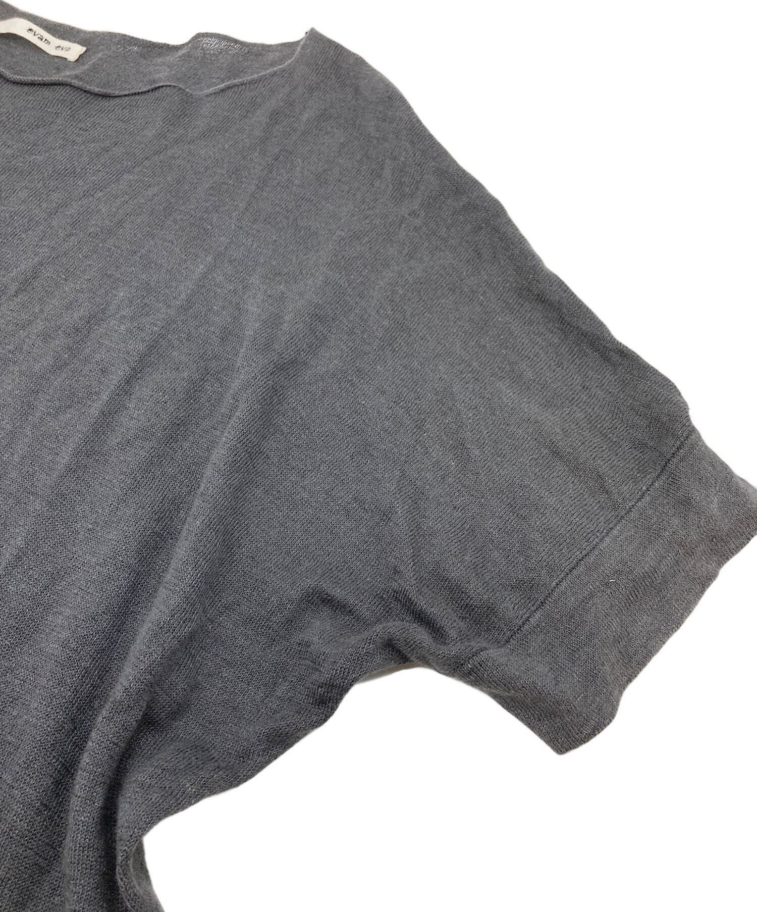 中古・古着通販】evam eva (エヴァムエヴァ) linen silk pullover evam