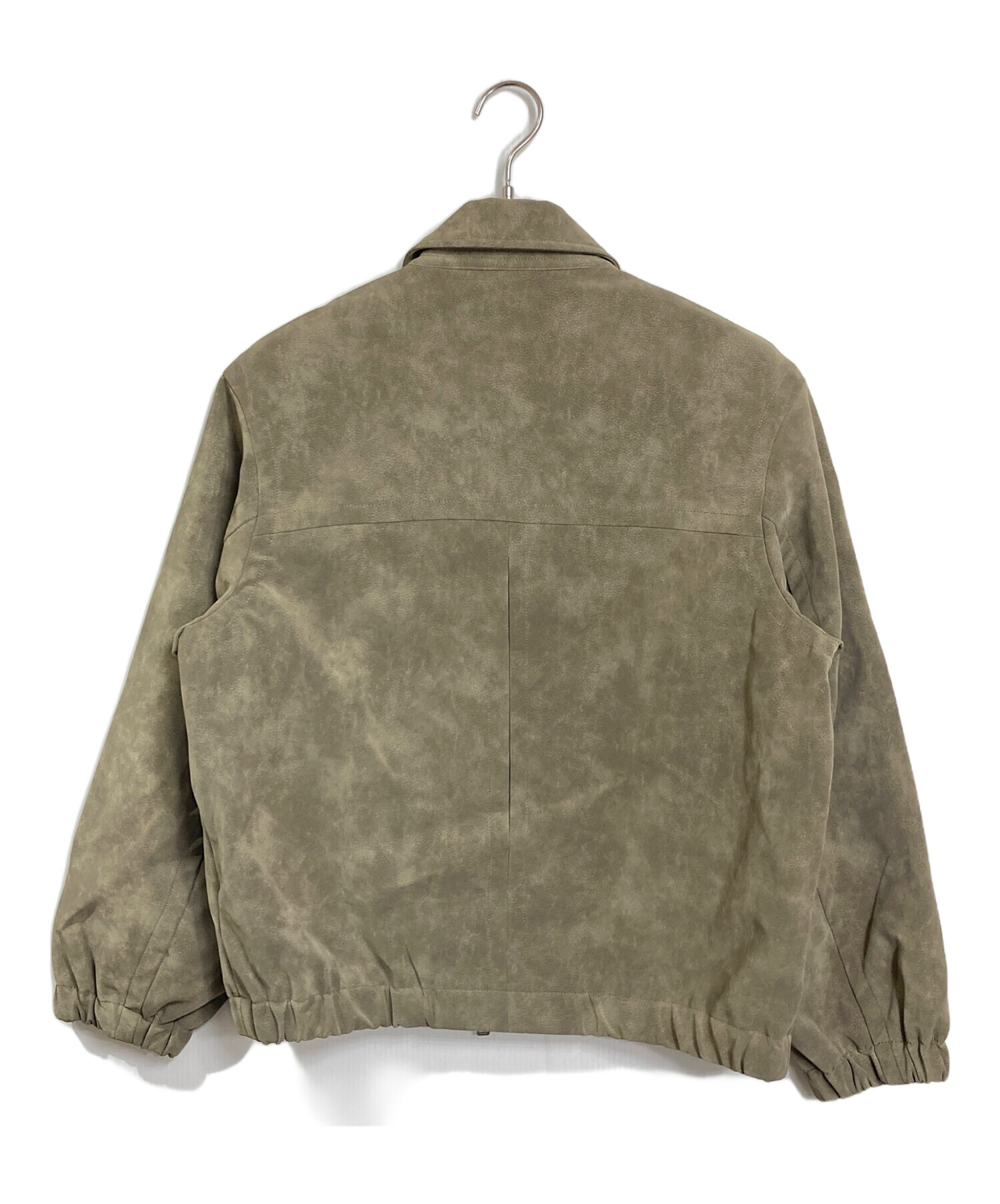 ジャケット・アウター WYM LIDNM FAUX SUEDE ZIP BLOUSON M 中古・古着通販】WYM LIDNM (ウィム バイ リドム) FAUX SUEDE ZIP