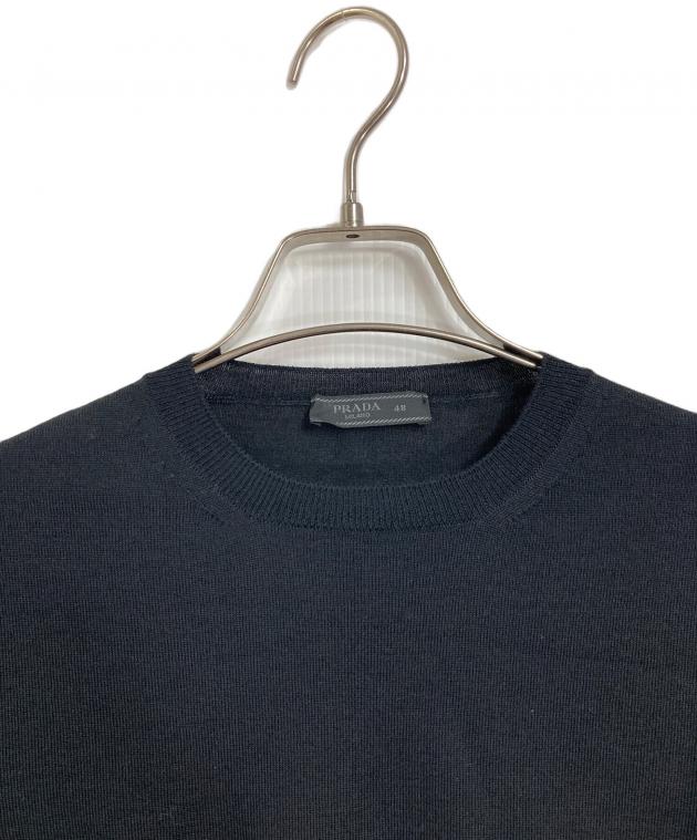 中古・古着通販】PRADA (プラダ) ウールクルーネックニット 長袖ニット