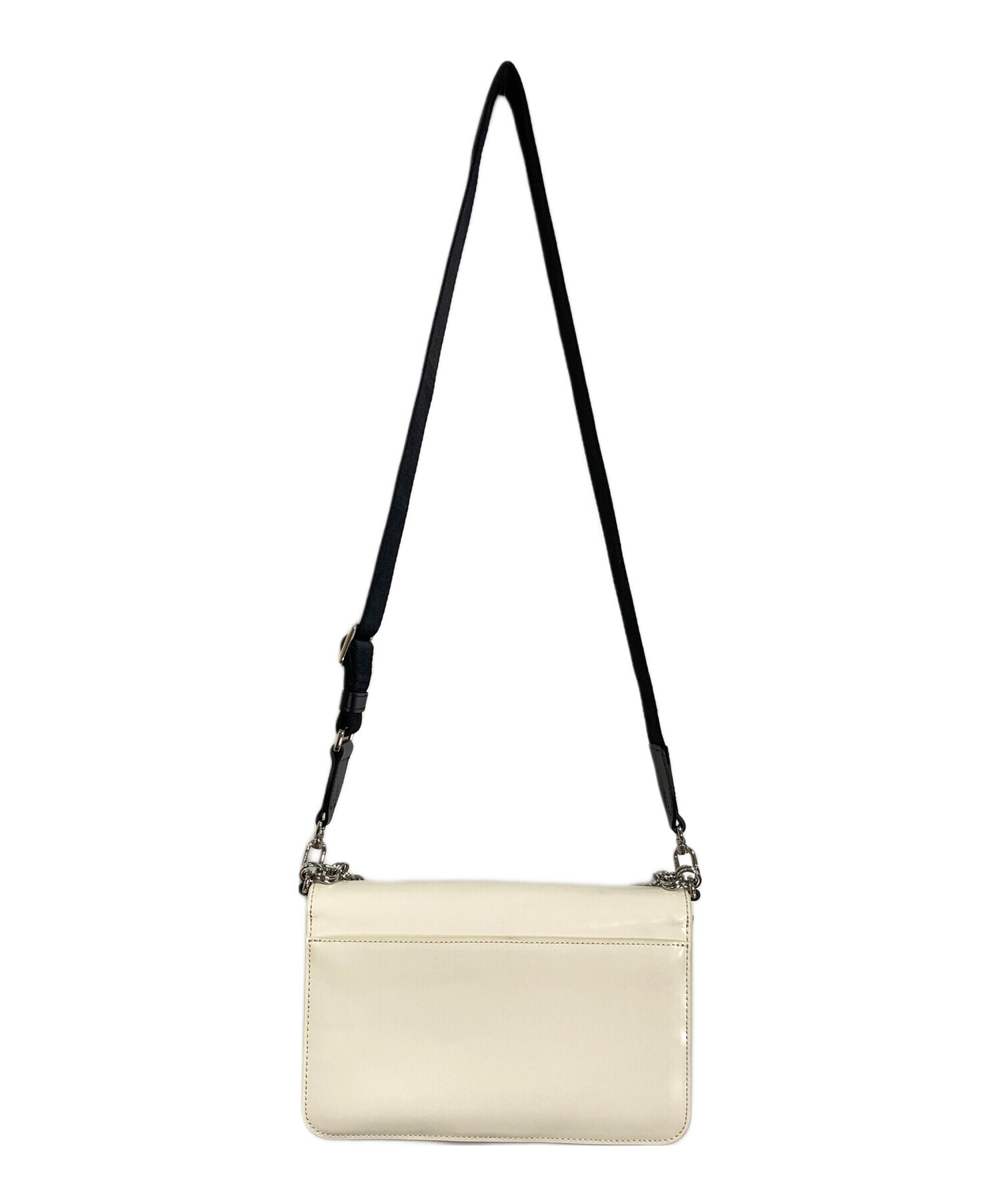 中古・古着通販】FURLA (フルラ) パテントチェーンショルダーバッグ 