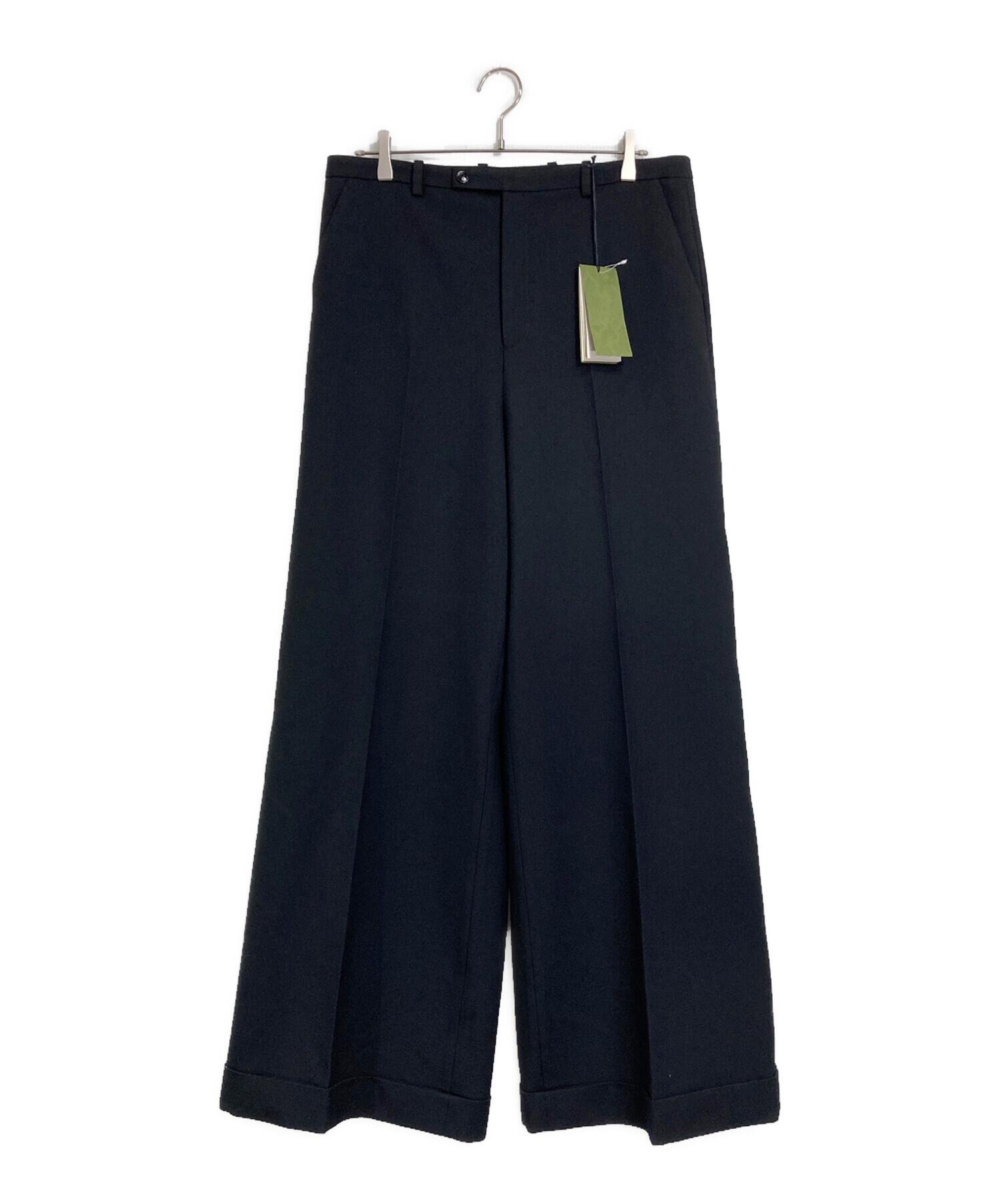 中古・古着通販】GUCCI (グッチ) ハイウエストワイドレッグパンツ