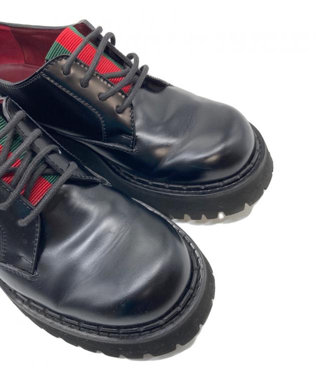 中古・古着通販】GUCCI (グッチ) シェリーストライプレースアップ